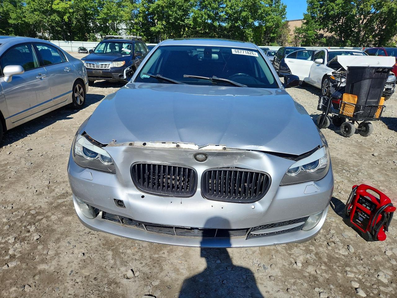 2011 Bmw 535 Xi Серебряный vin: WBAFU7C53BC874954