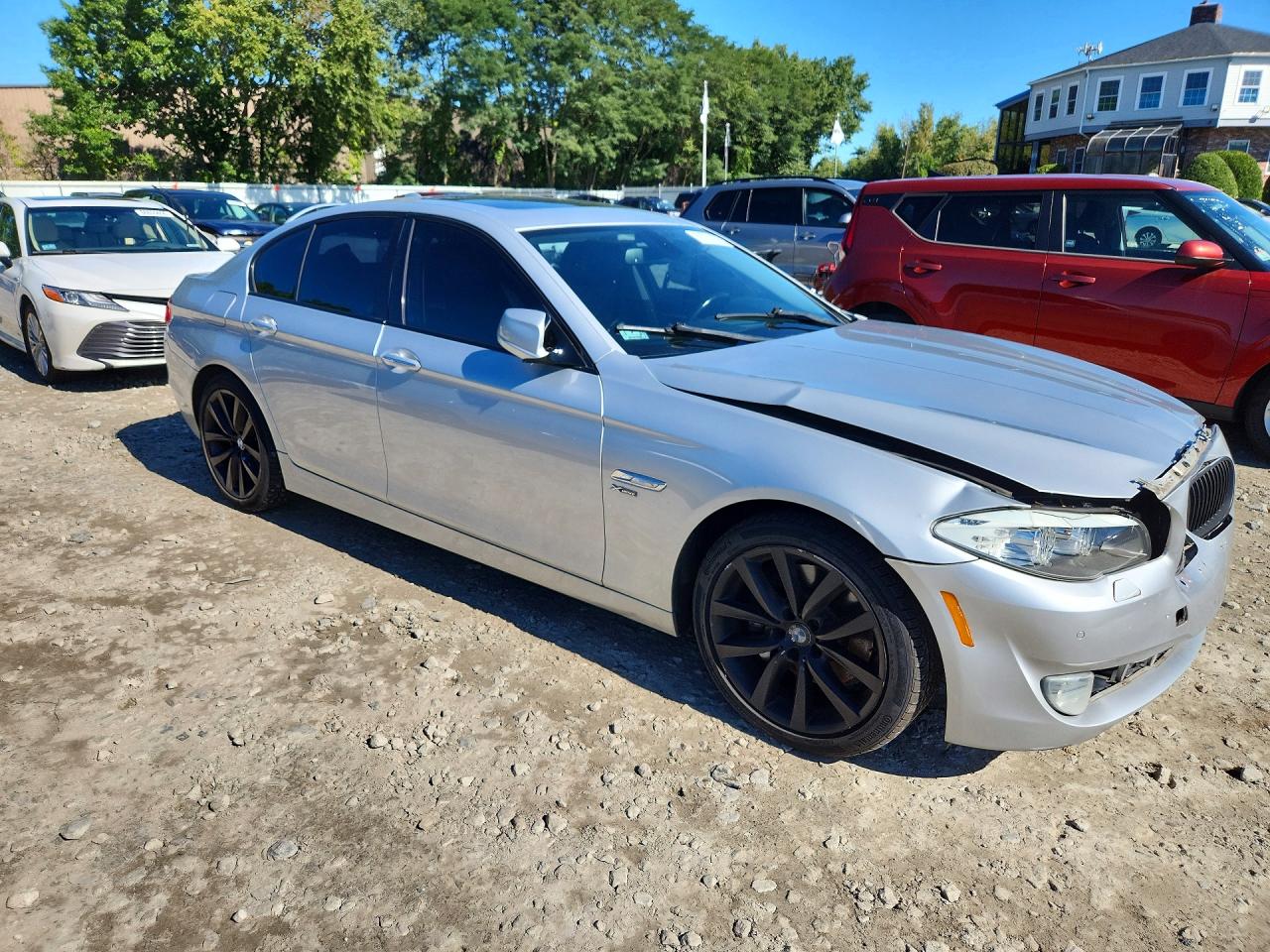 2011 Bmw 535 Xi Серебряный vin: WBAFU7C53BC874954