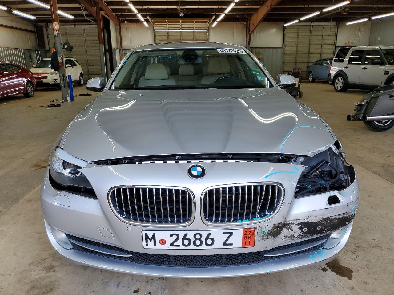 2011 Bmw 535 Xi Серебряный vin: WBAFU7C53BC877904