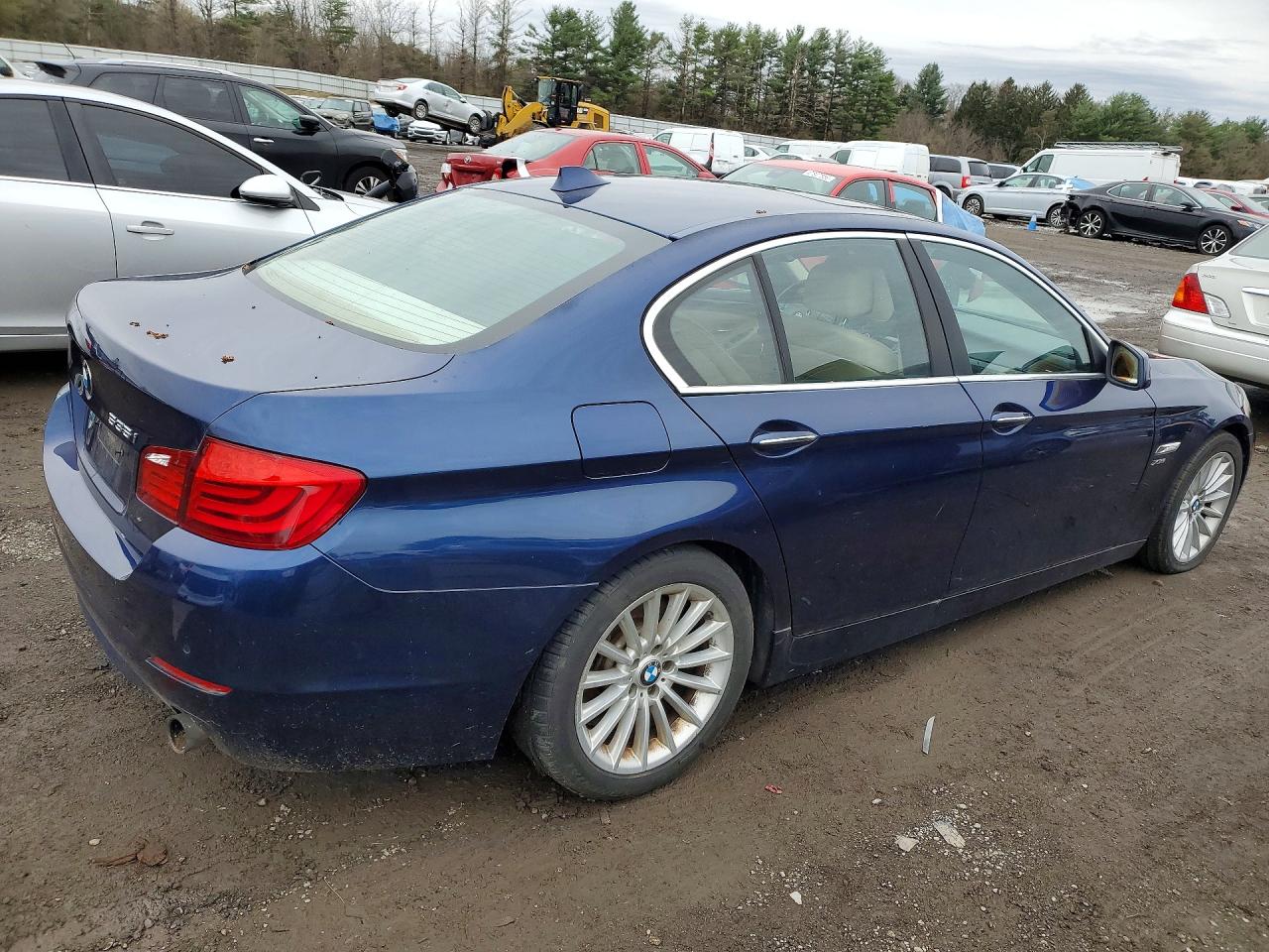 2011 Bmw 535 Синий vin: WBAFU7C53BDU54430