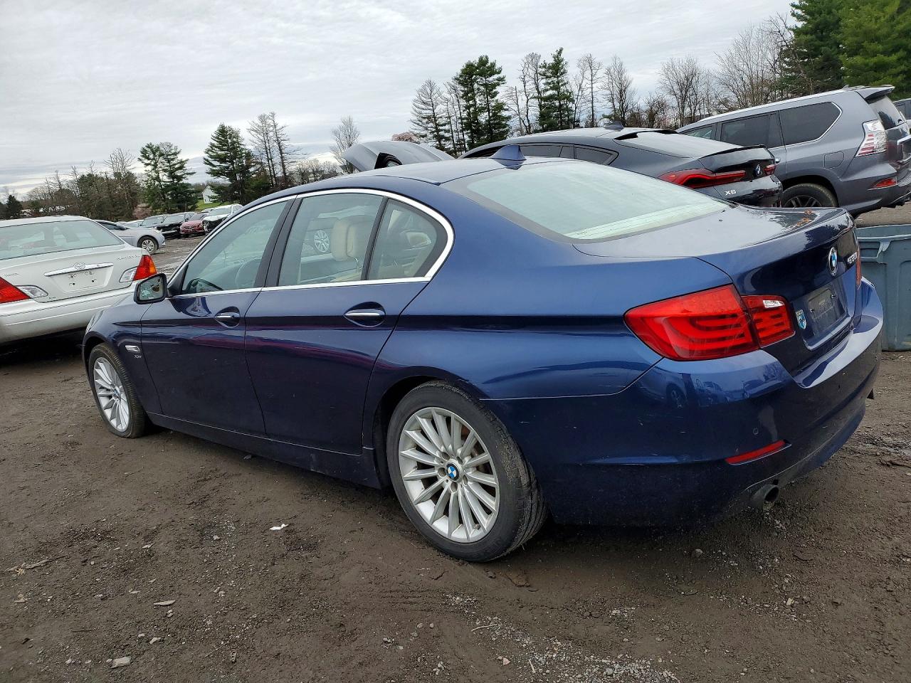 2011 Bmw 535 Синий vin: WBAFU7C53BDU54430