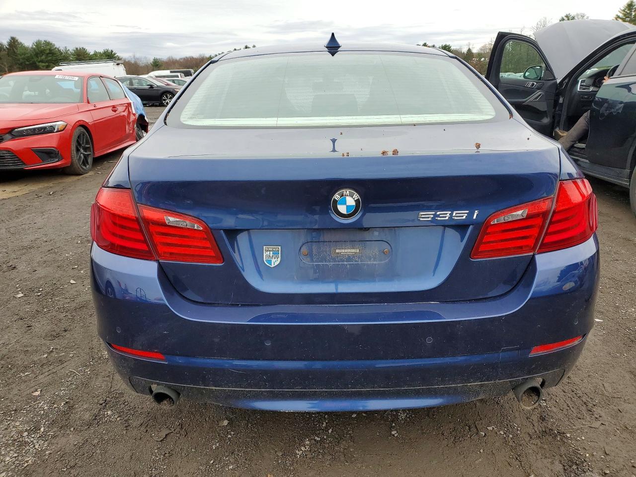 2011 Bmw 535 Синий vin: WBAFU7C53BDU54430