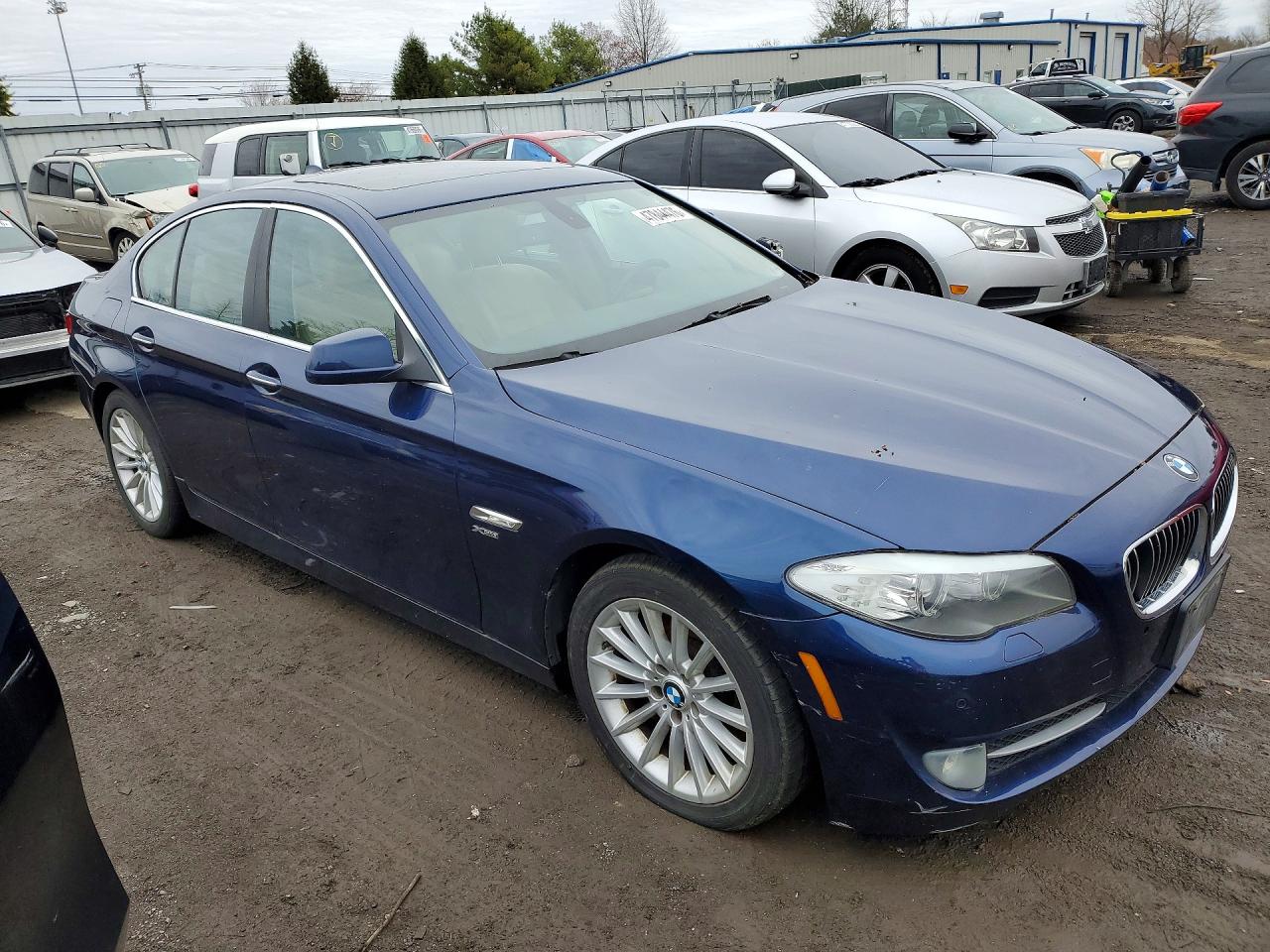 2011 Bmw 535 Синий vin: WBAFU7C53BDU54430