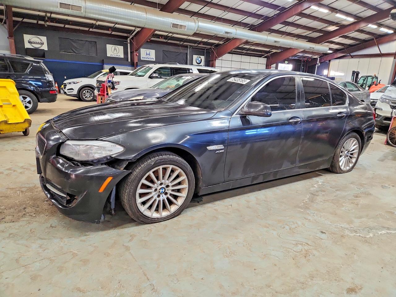 2012 Bmw 535 Xi Gray vin: WBAFU7C53CDU58432