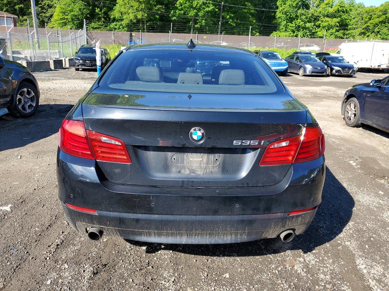 2012 Bmw 535 Xi Black vin: WBAFU7C53CDU59631