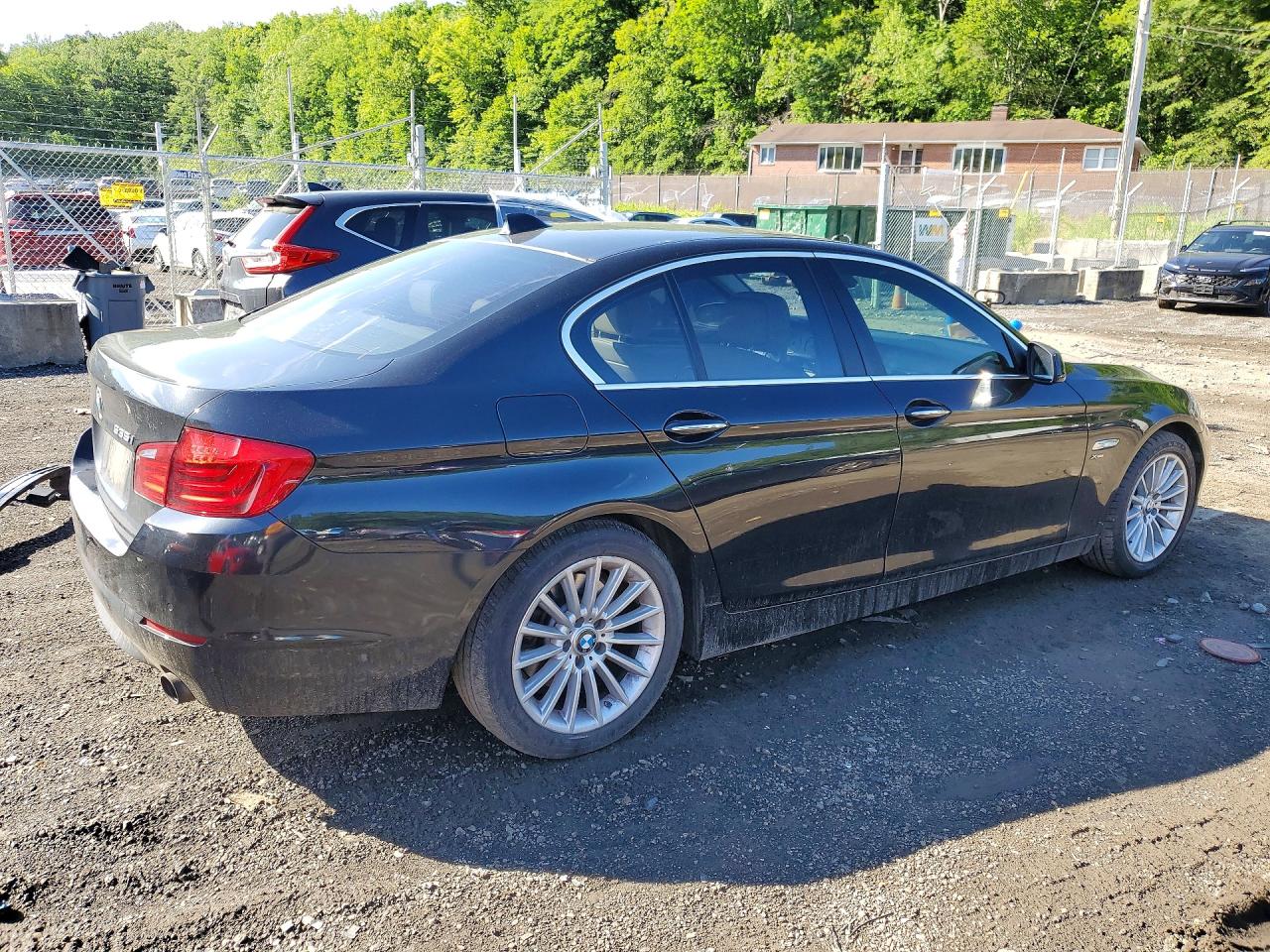 2012 Bmw 535 Xi Black vin: WBAFU7C53CDU59631