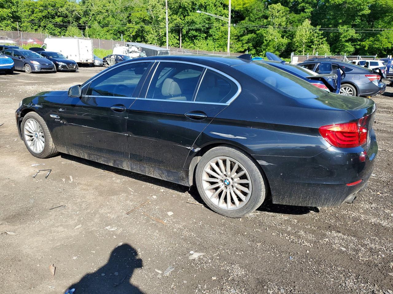 2012 Bmw 535 Xi Black vin: WBAFU7C53CDU59631