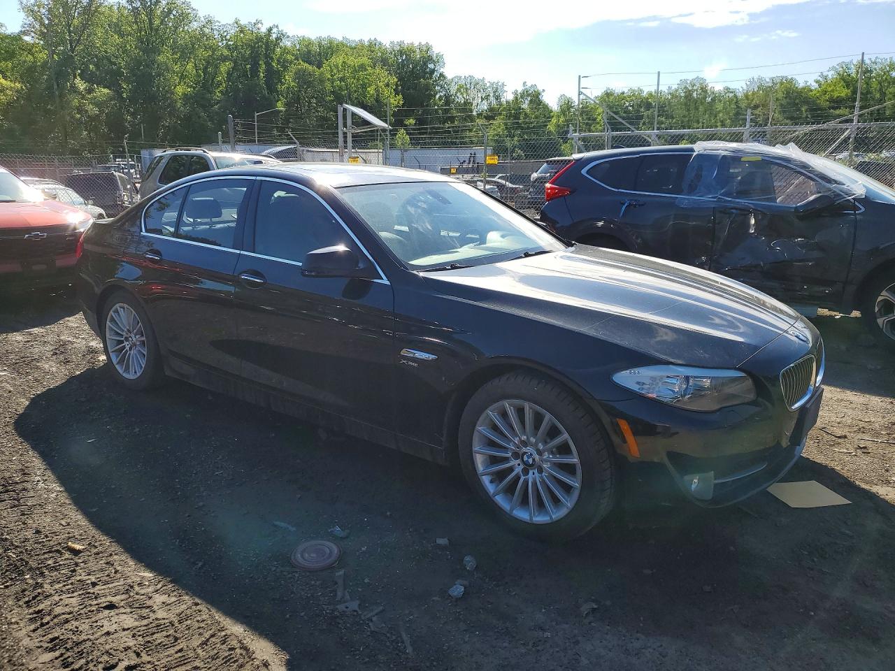 2012 Bmw 535 Xi Black vin: WBAFU7C53CDU59631
