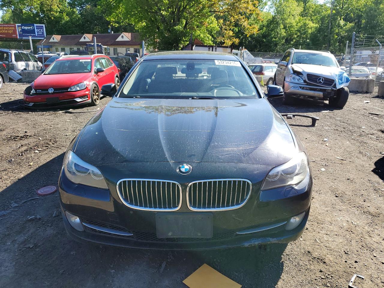 2012 Bmw 535 Xi Black vin: WBAFU7C53CDU59631