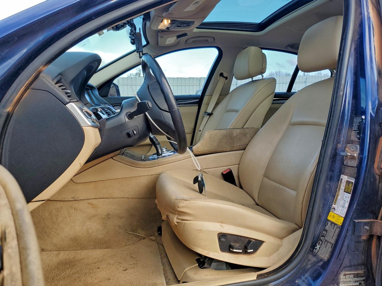 2012 Bmw 535 Xi Blue vin: WBAFU7C53CDU60875