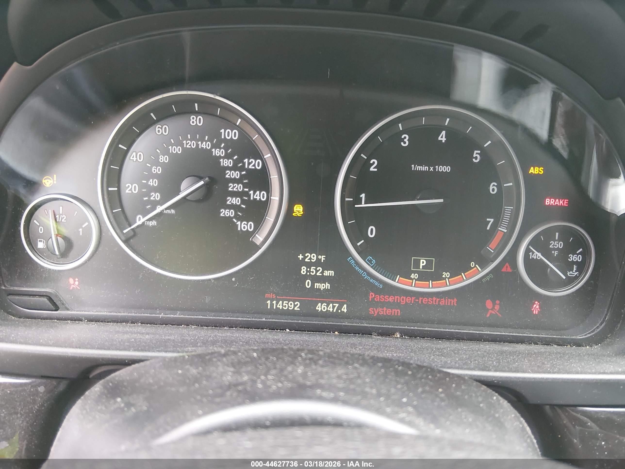 2012 Bmw 535i Xdrive Black vin: WBAFU7C53CDU61959
