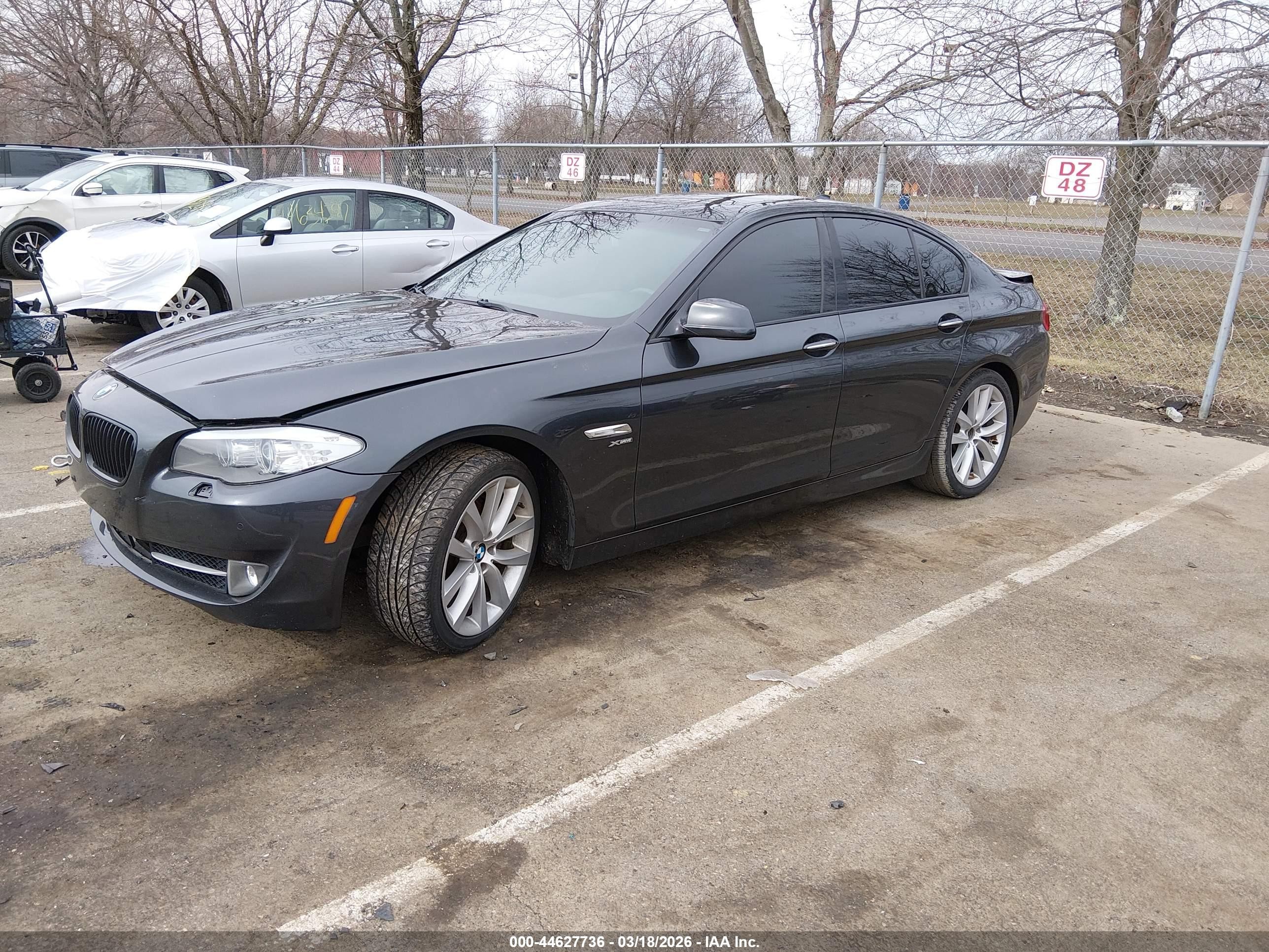 2012 Bmw 535i Xdrive Black vin: WBAFU7C53CDU61959