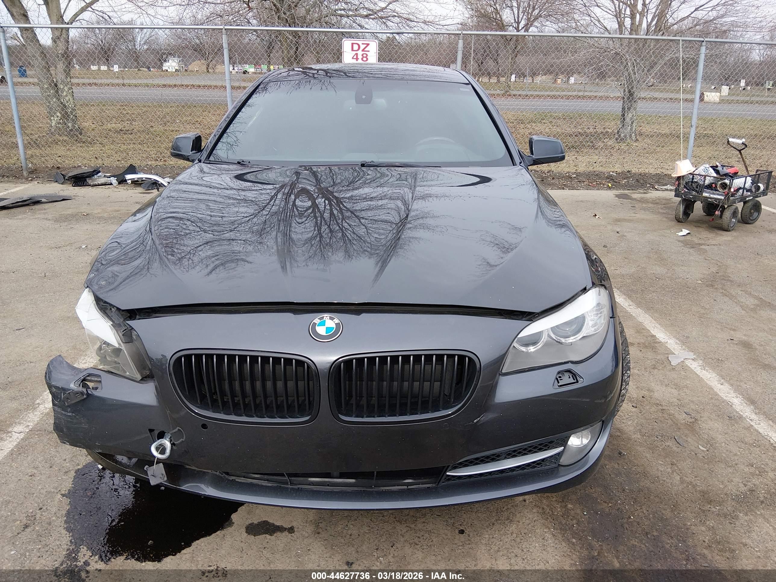 2012 Bmw 535i Xdrive Black vin: WBAFU7C53CDU61959