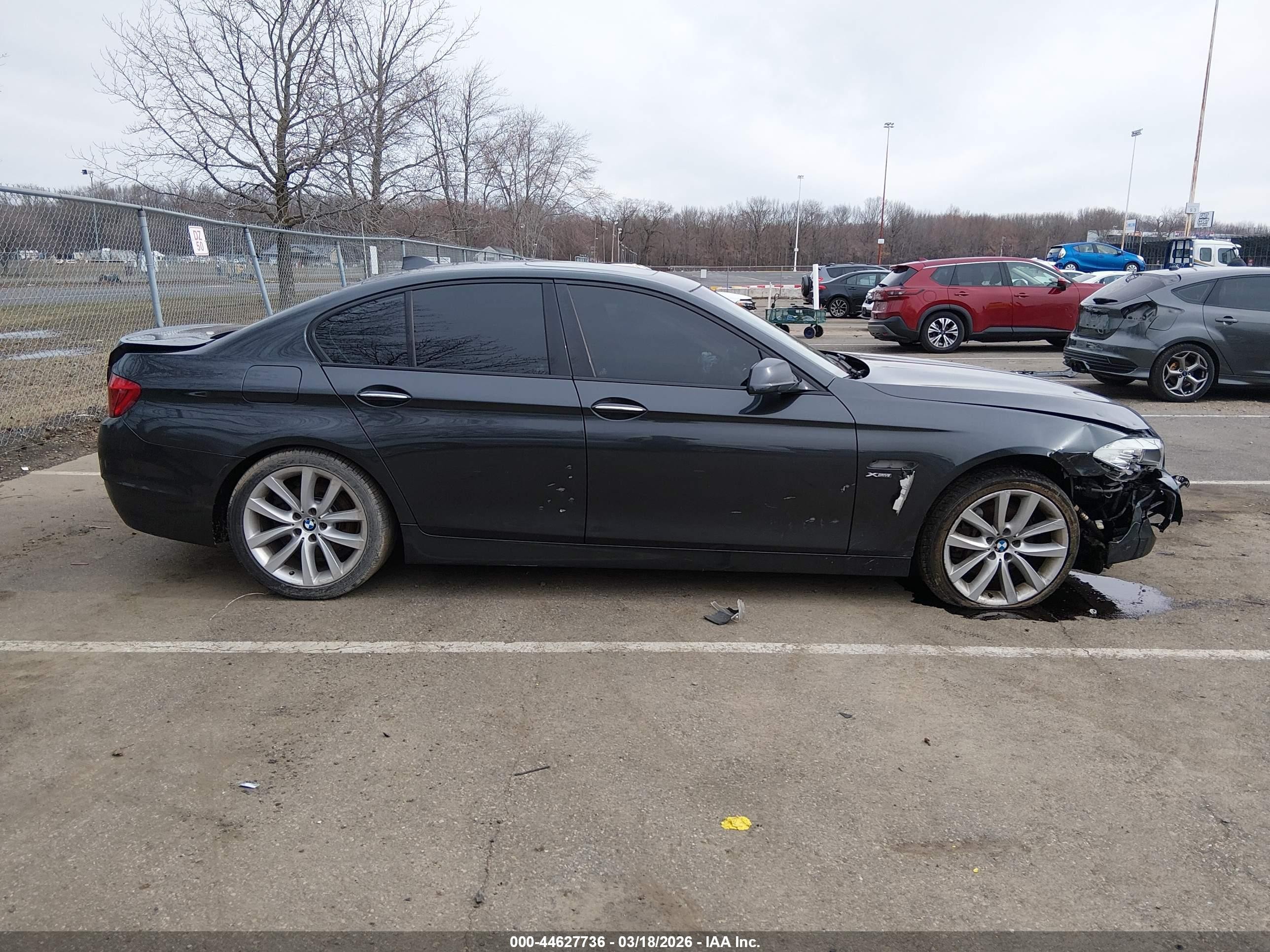 2012 Bmw 535i Xdrive Black vin: WBAFU7C53CDU61959