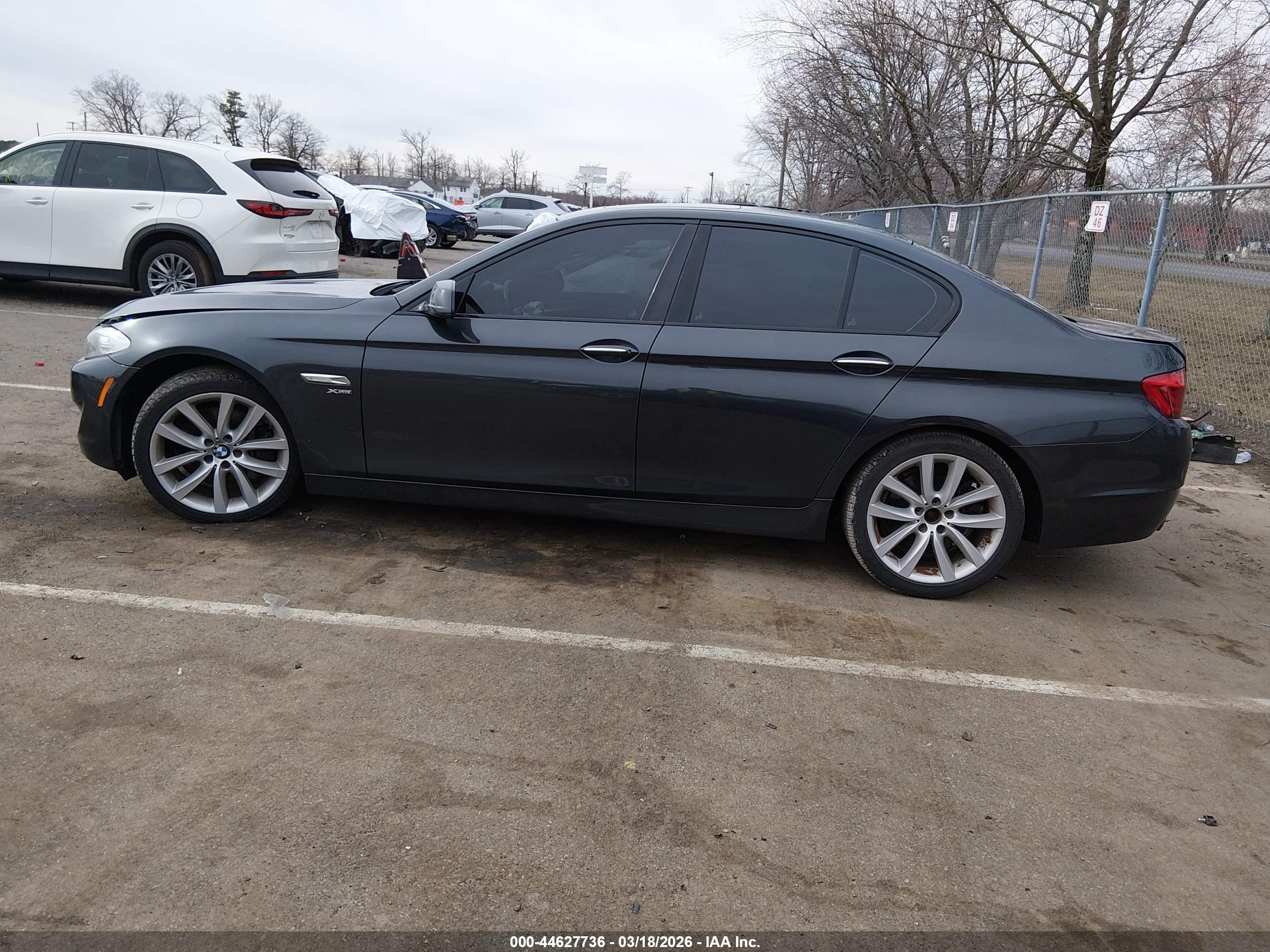 2012 Bmw 535i Xdrive Black vin: WBAFU7C53CDU61959