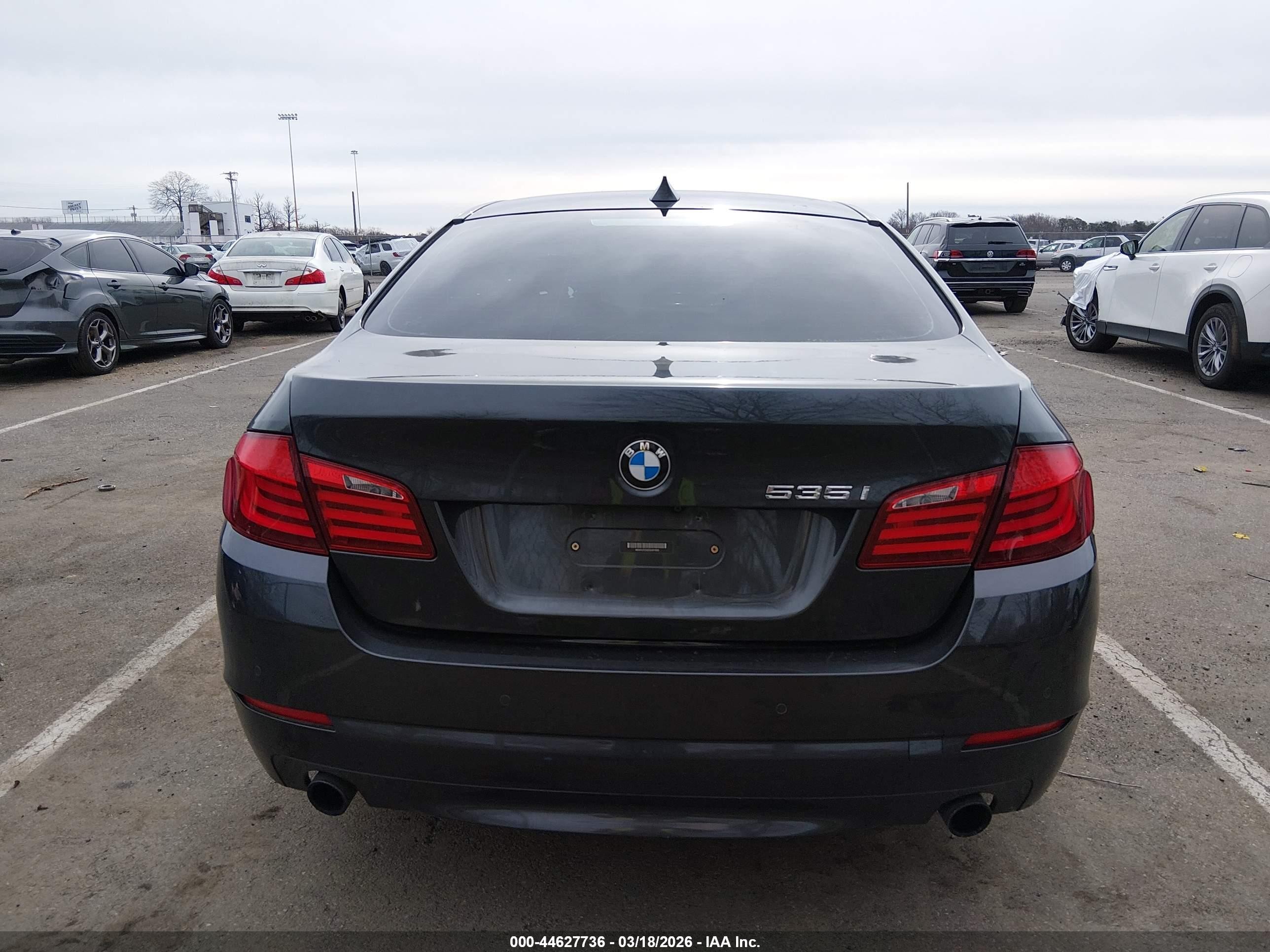 2012 Bmw 535i Xdrive Black vin: WBAFU7C53CDU61959