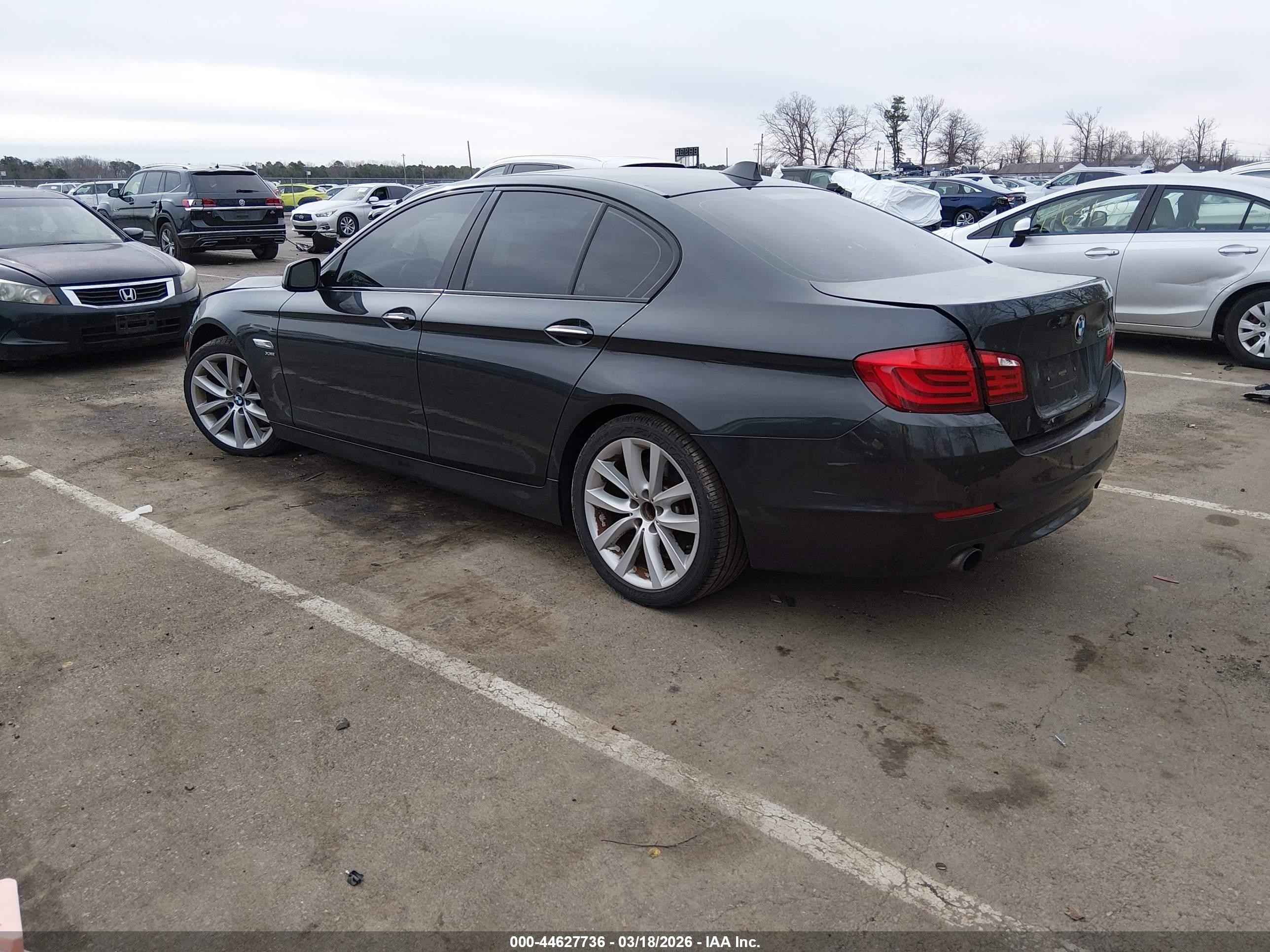 2012 Bmw 535i Xdrive Black vin: WBAFU7C53CDU61959