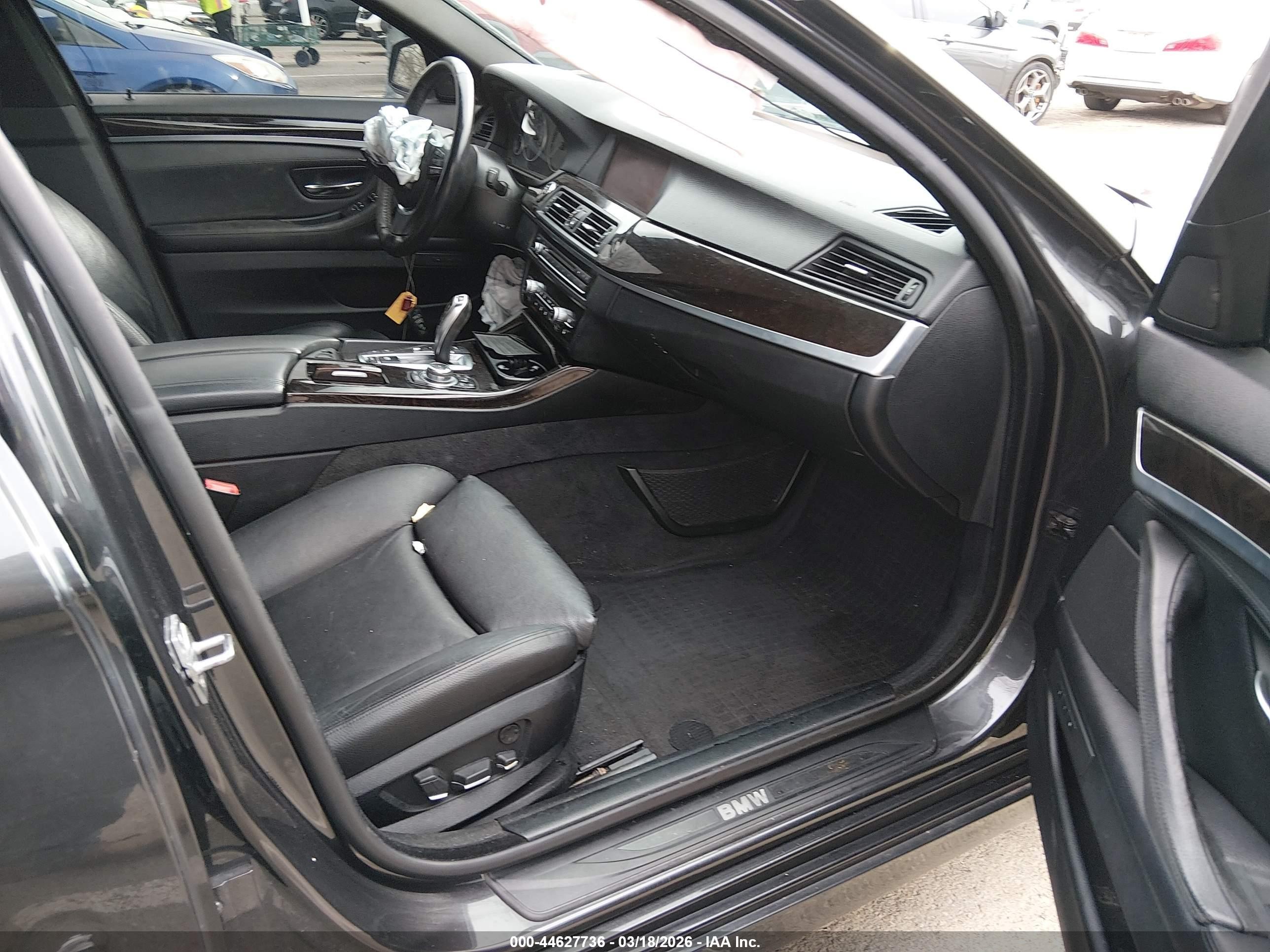 2012 Bmw 535i Xdrive Black vin: WBAFU7C53CDU61959