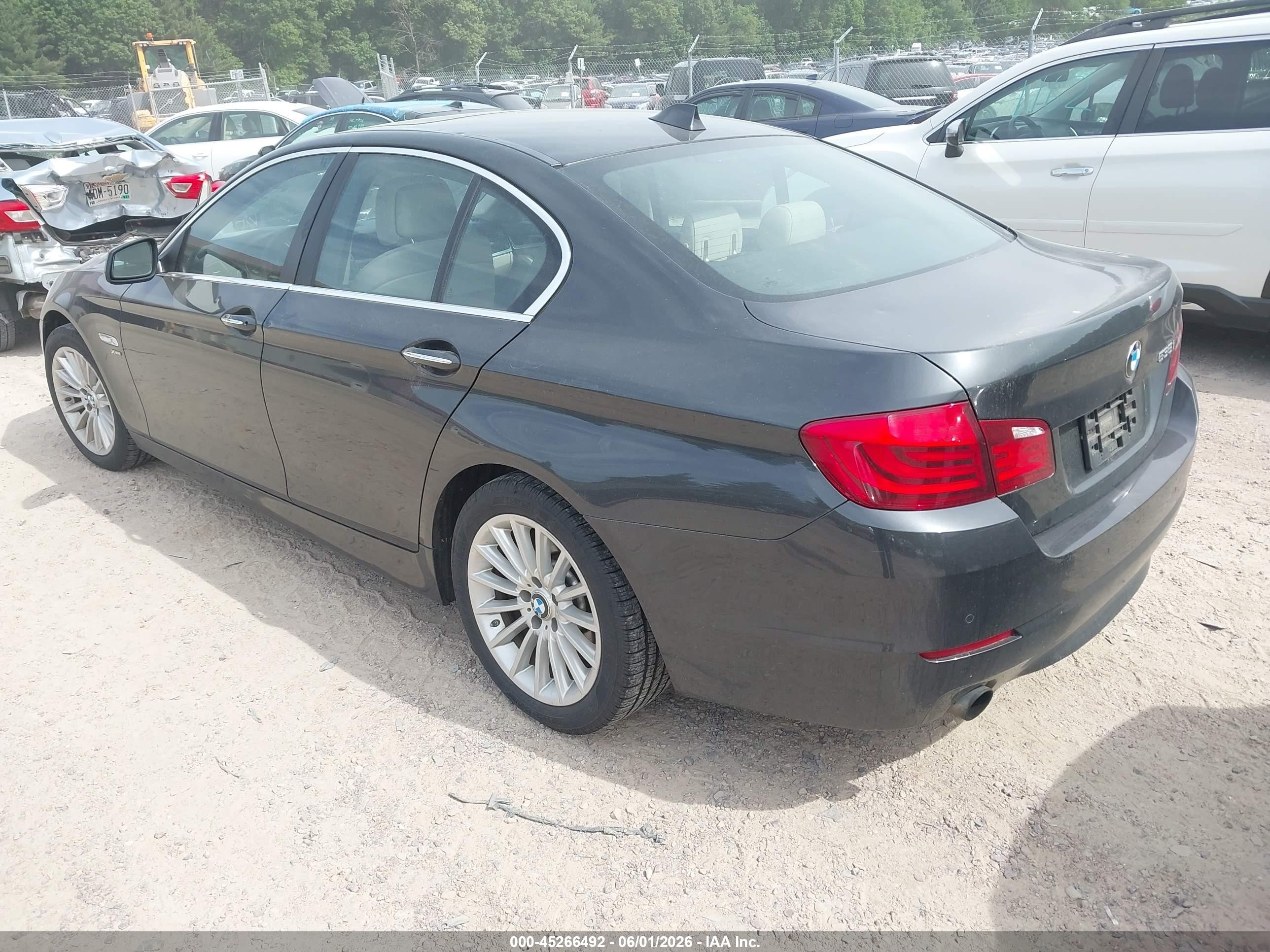 2012 Bmw 535i Xdrive Gray vin: WBAFU7C53CDU62092