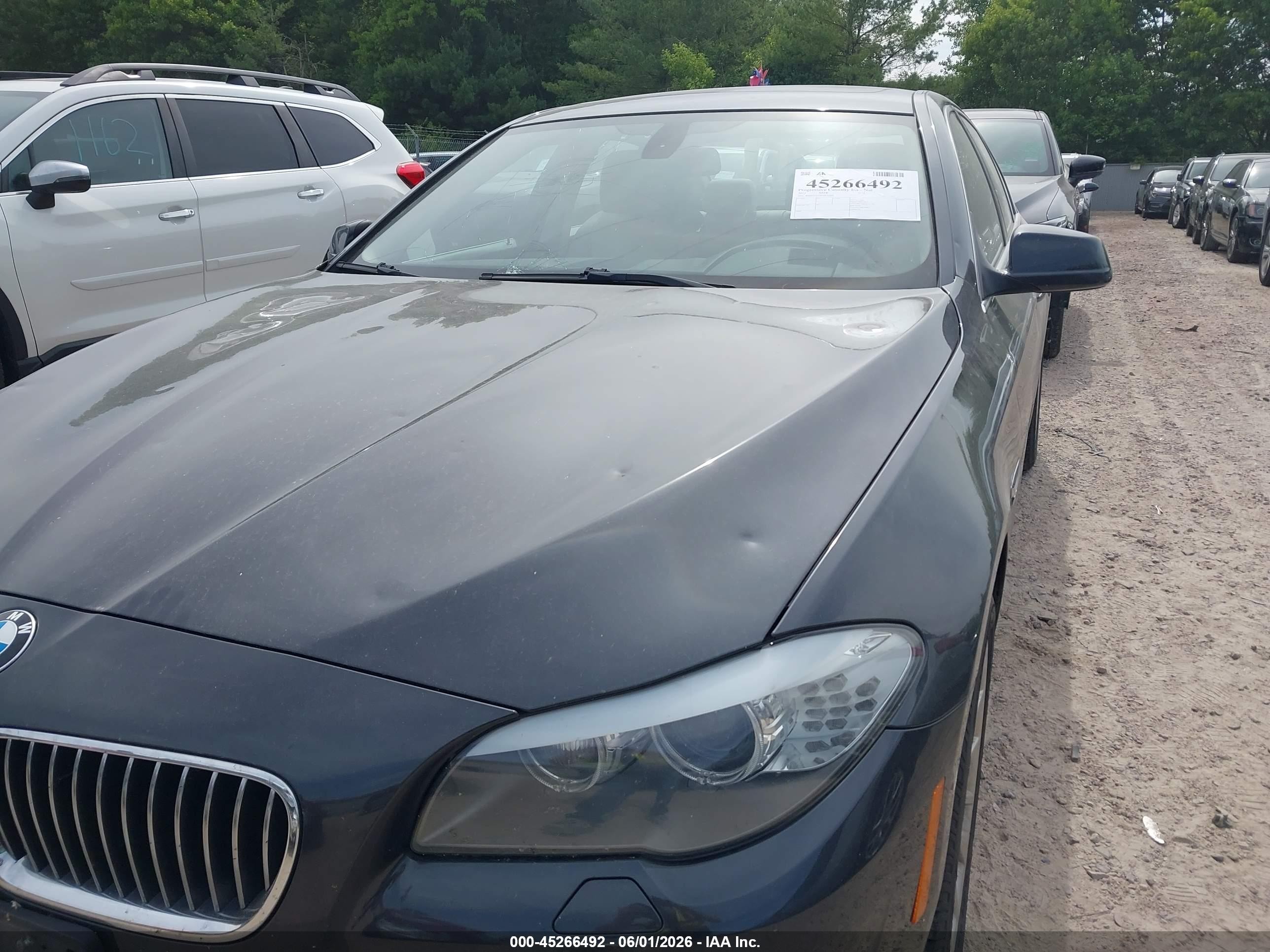 2012 Bmw 535i Xdrive Gray vin: WBAFU7C53CDU62092
