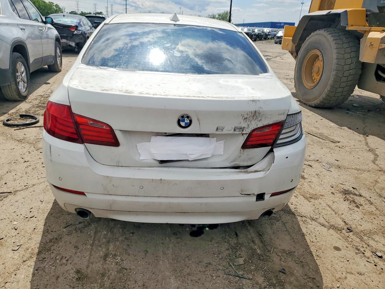 2012 Bmw 535 Xi White vin: WBAFU7C53CDU62545