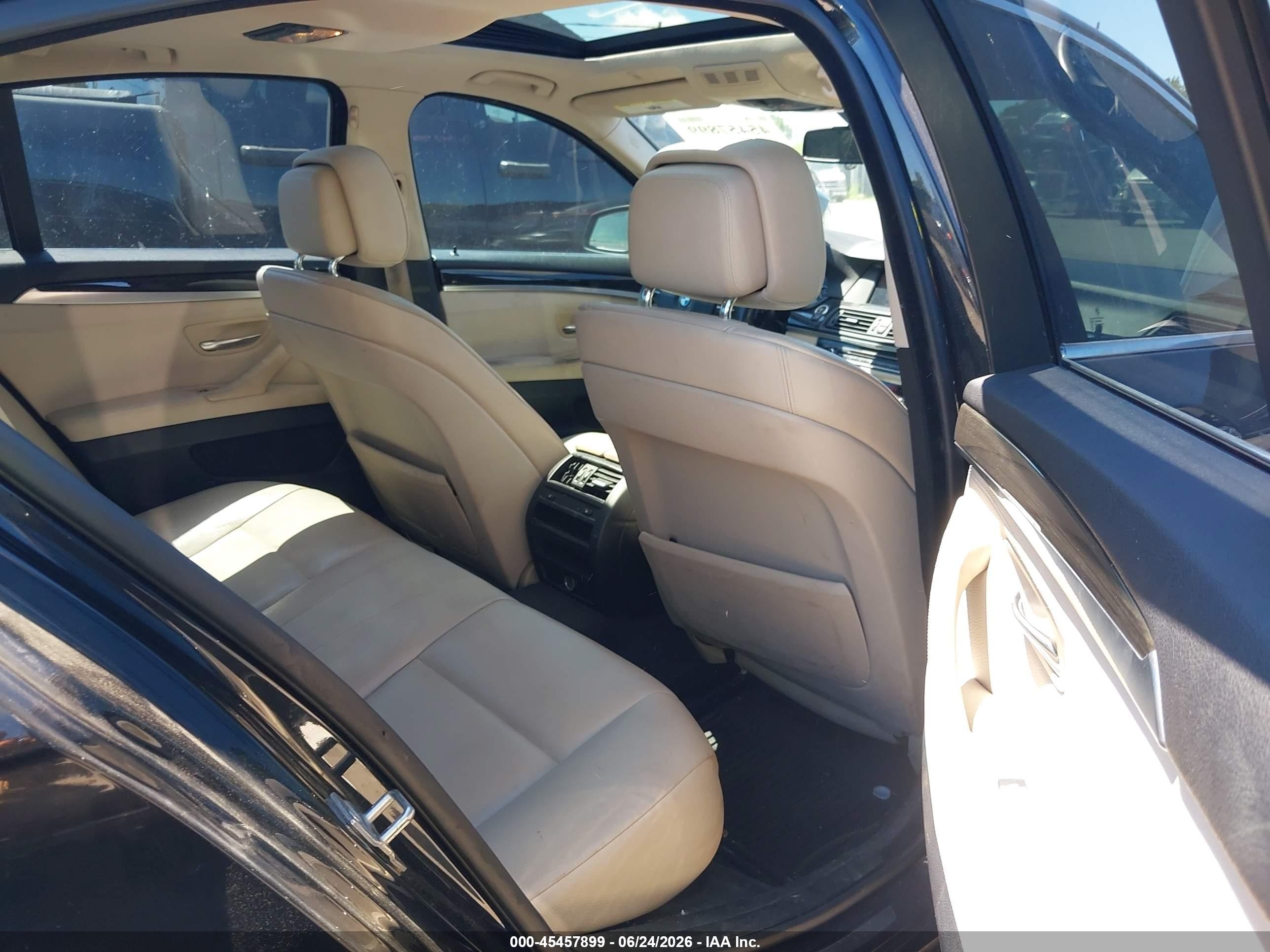 2013 Bmw 535i Xdrive Black vin: WBAFU7C53DDU69397