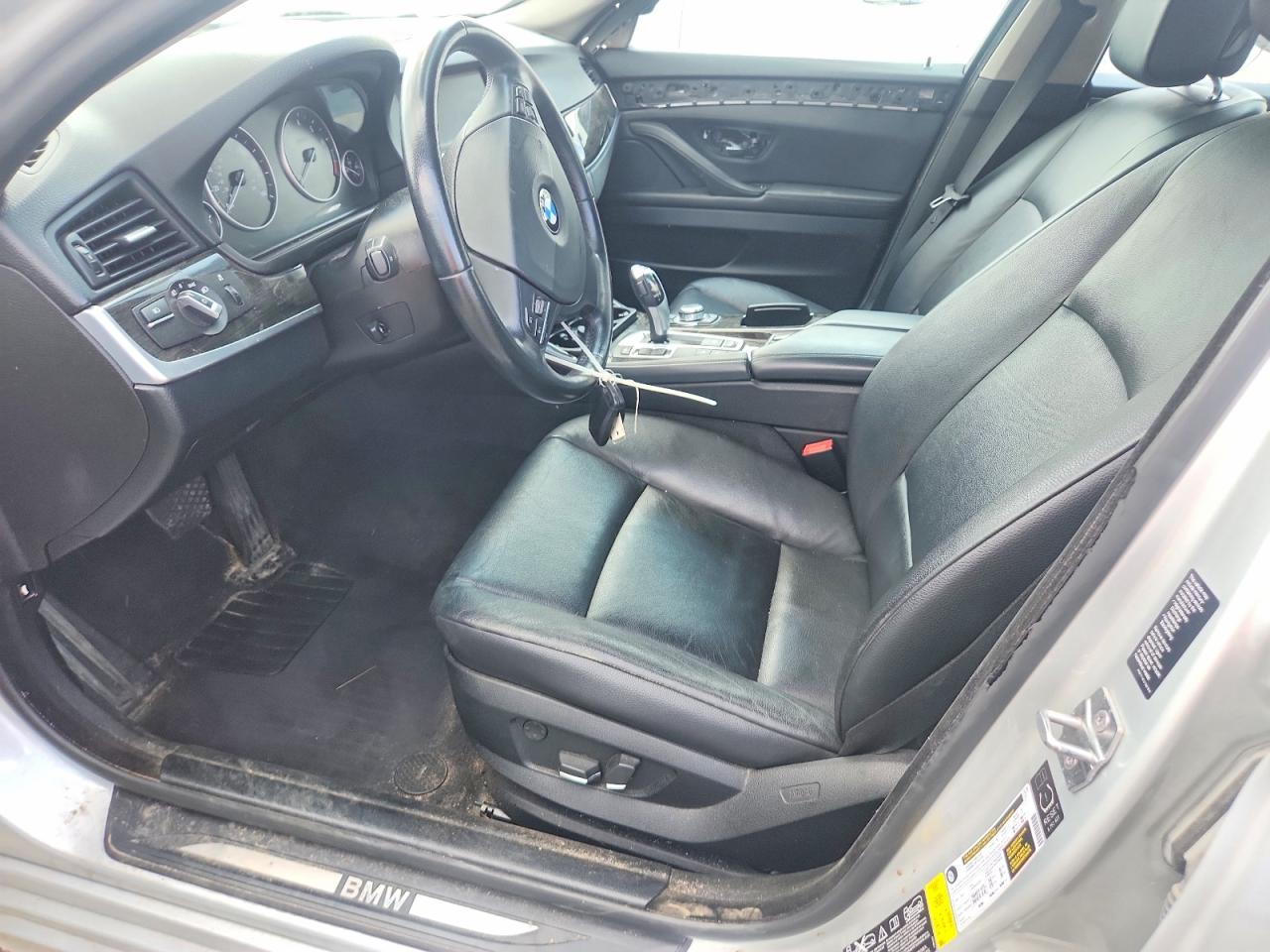 2013 Bmw 535 Xi Silver vin: WBAFU7C53DDU71733