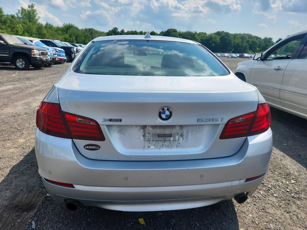 2013 Bmw 535 Xi Silver vin: WBAFU7C53DDU71733