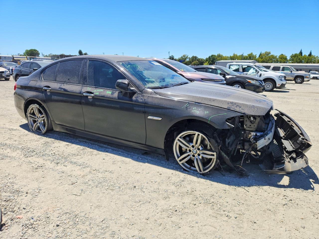 2013 Bmw 535 Xi Black vin: WBAFU7C53DDU76818