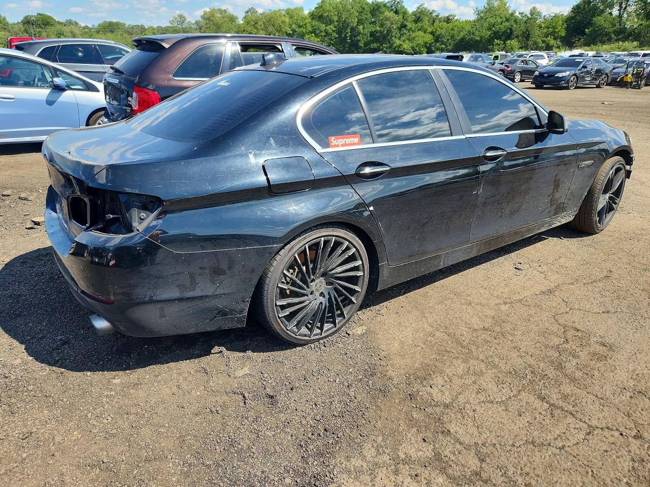 2013 Bmw 535 Xi Black vin: WBAFU7C53DDU76897