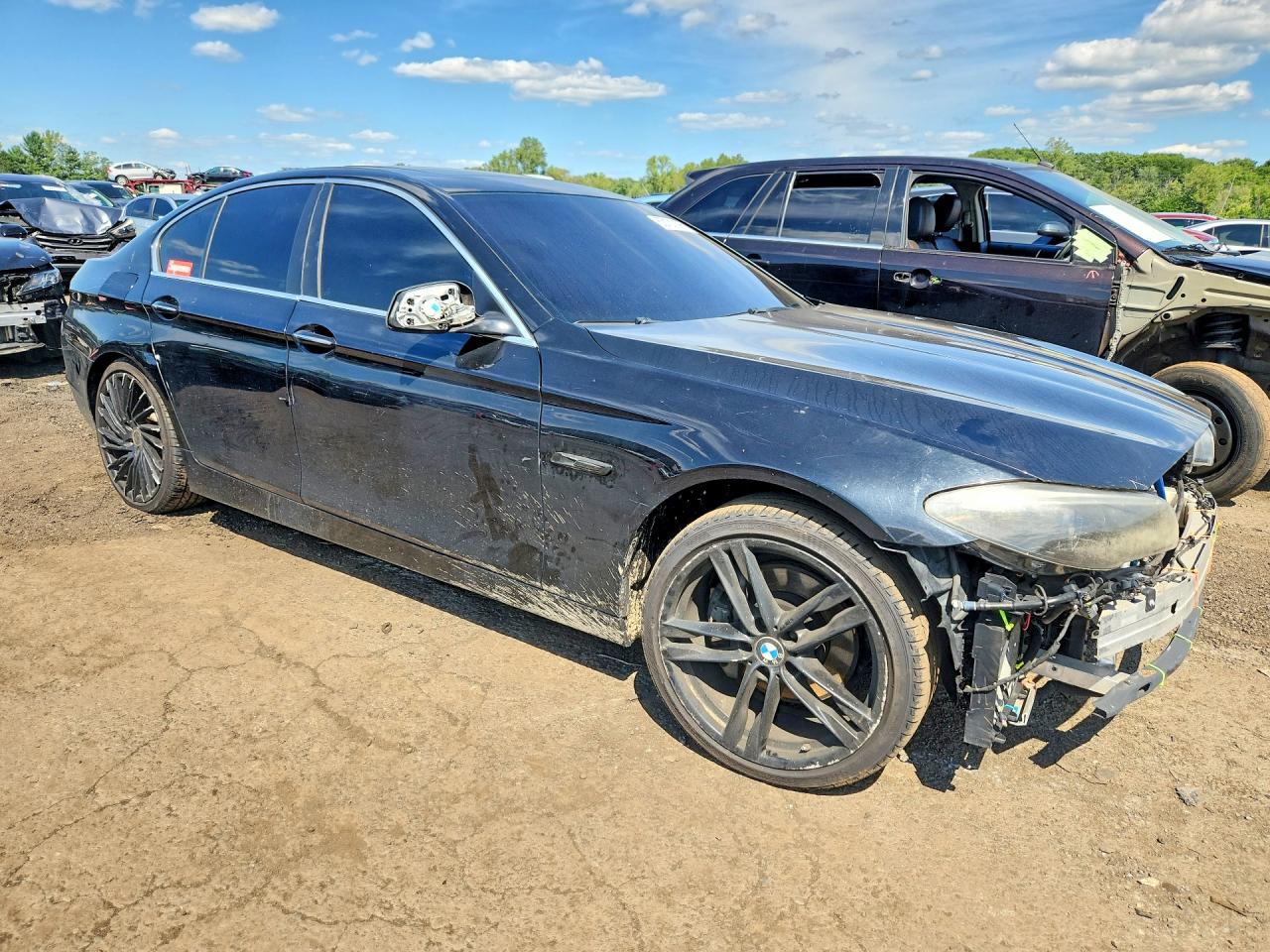 2013 Bmw 535 Xi Black vin: WBAFU7C53DDU76897
