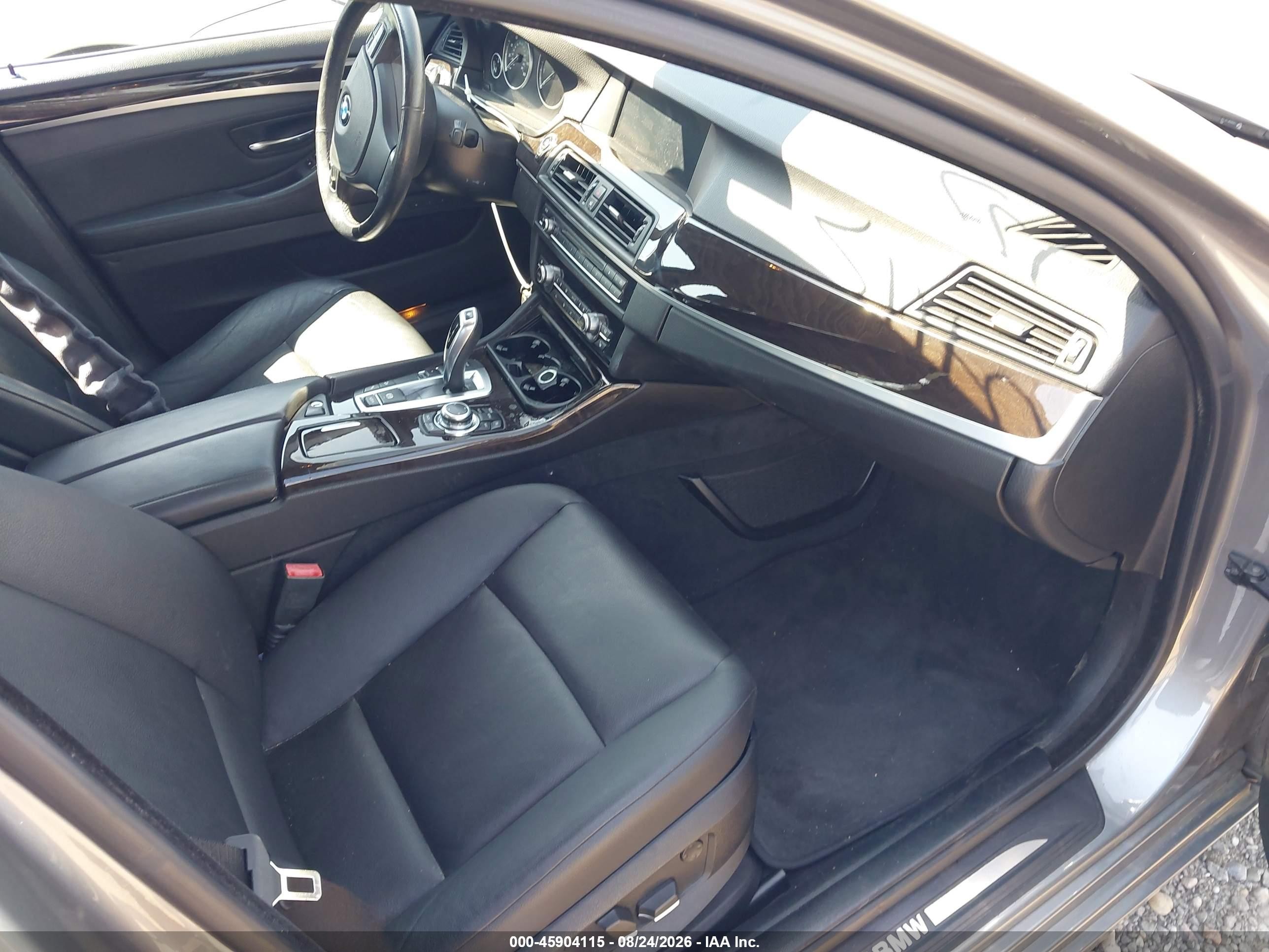 2013 Bmw 535i Xdrive Silver vin: WBAFU7C53DDU77824