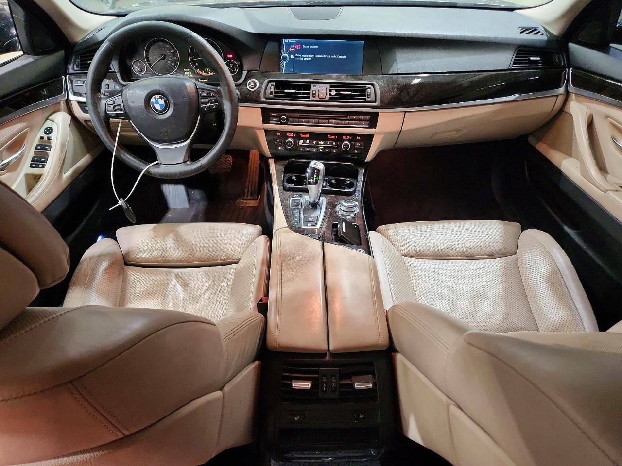 2011 Bmw 535 Xi Black vin: WBAFU7C54BC439828