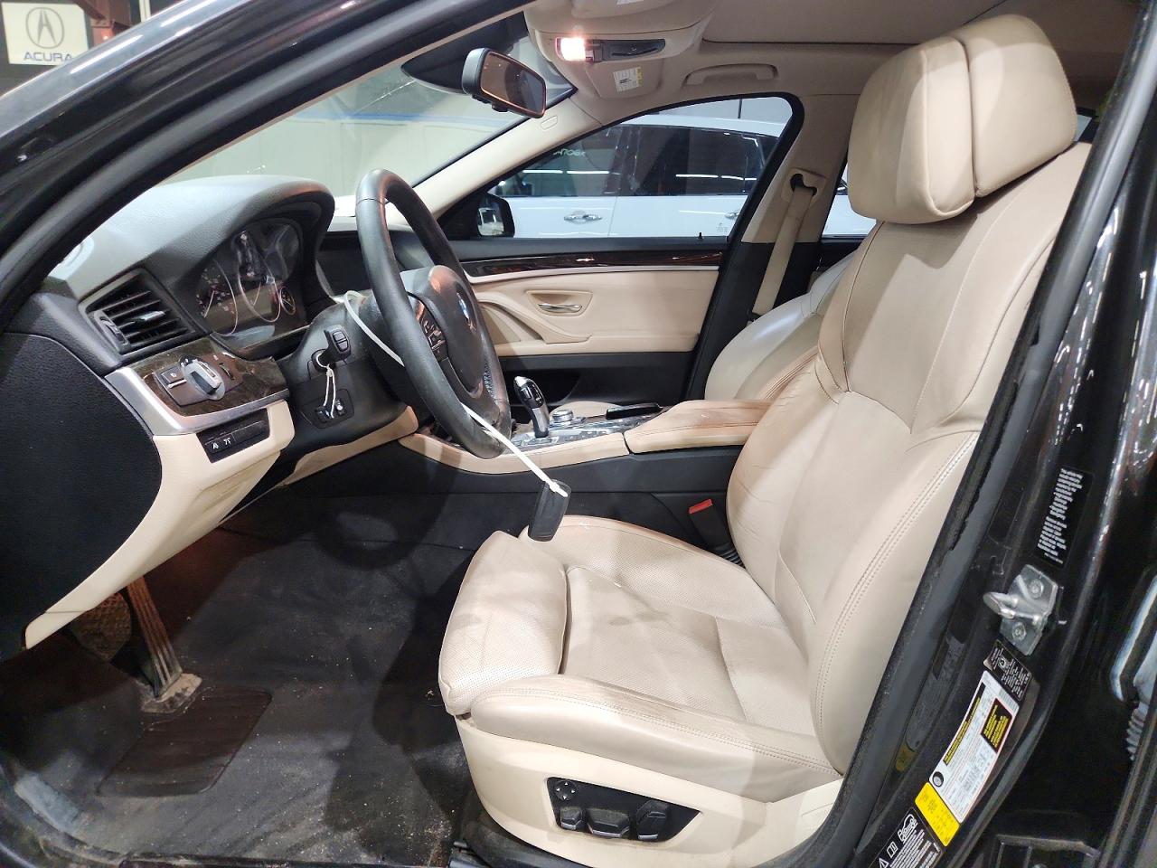 2011 Bmw 535 Xi Black vin: WBAFU7C54BC439828