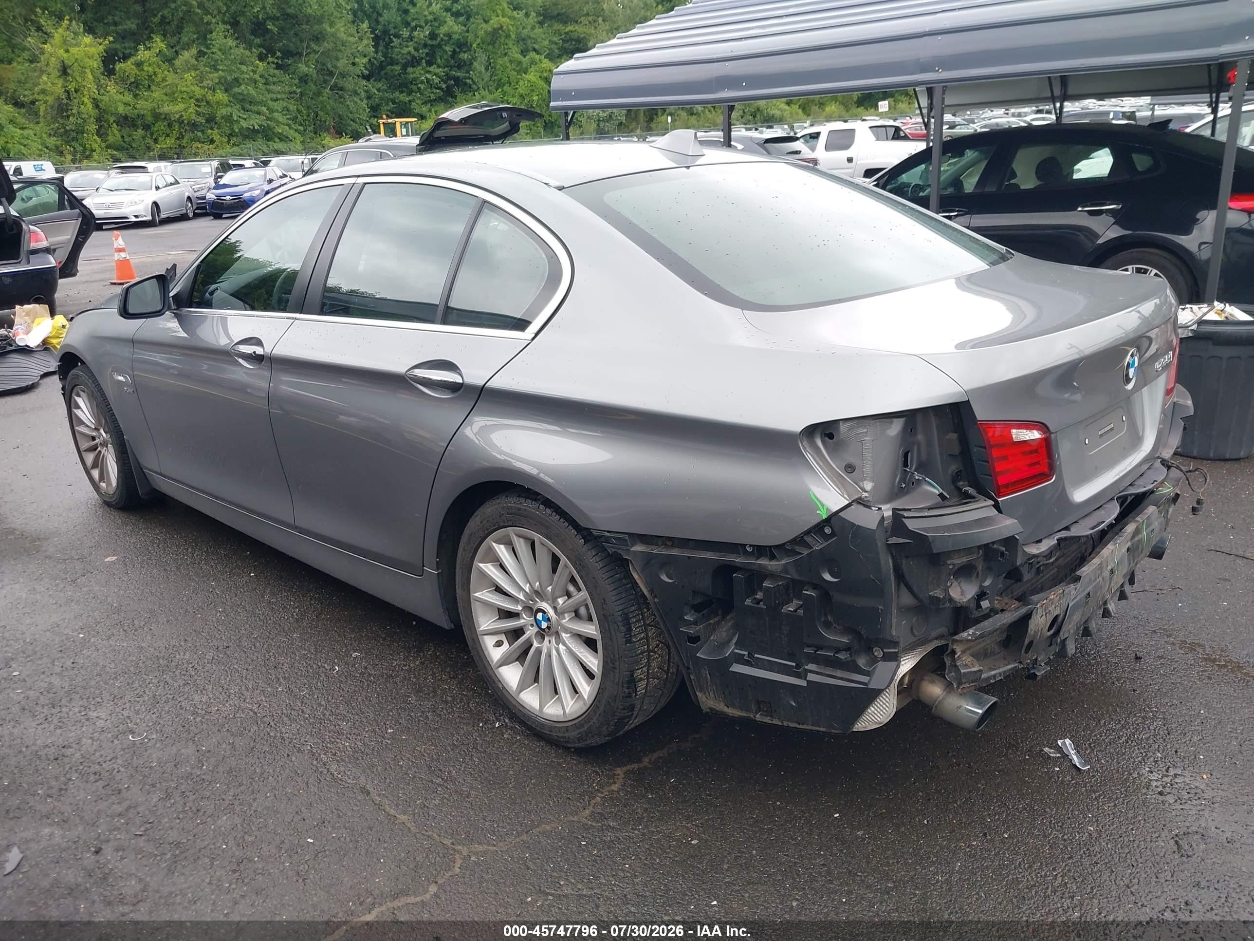 2011 Bmw 535i Xdrive Black vin: WBAFU7C54BC771851