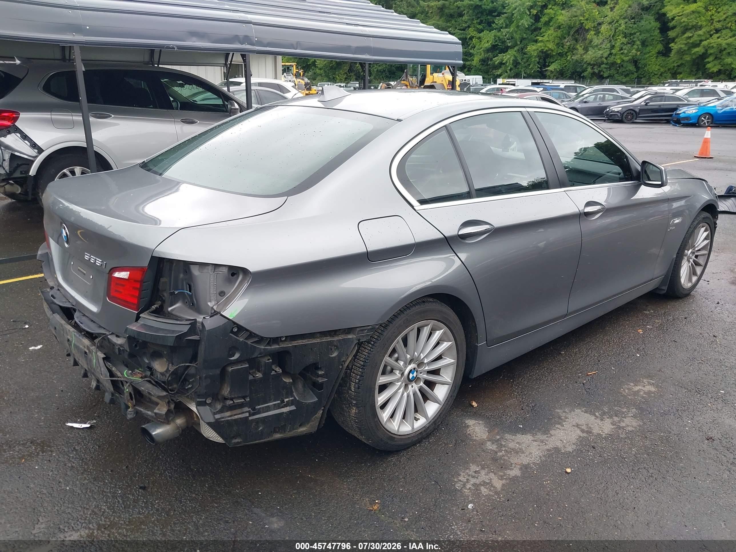 2011 Bmw 535i Xdrive Black vin: WBAFU7C54BC771851