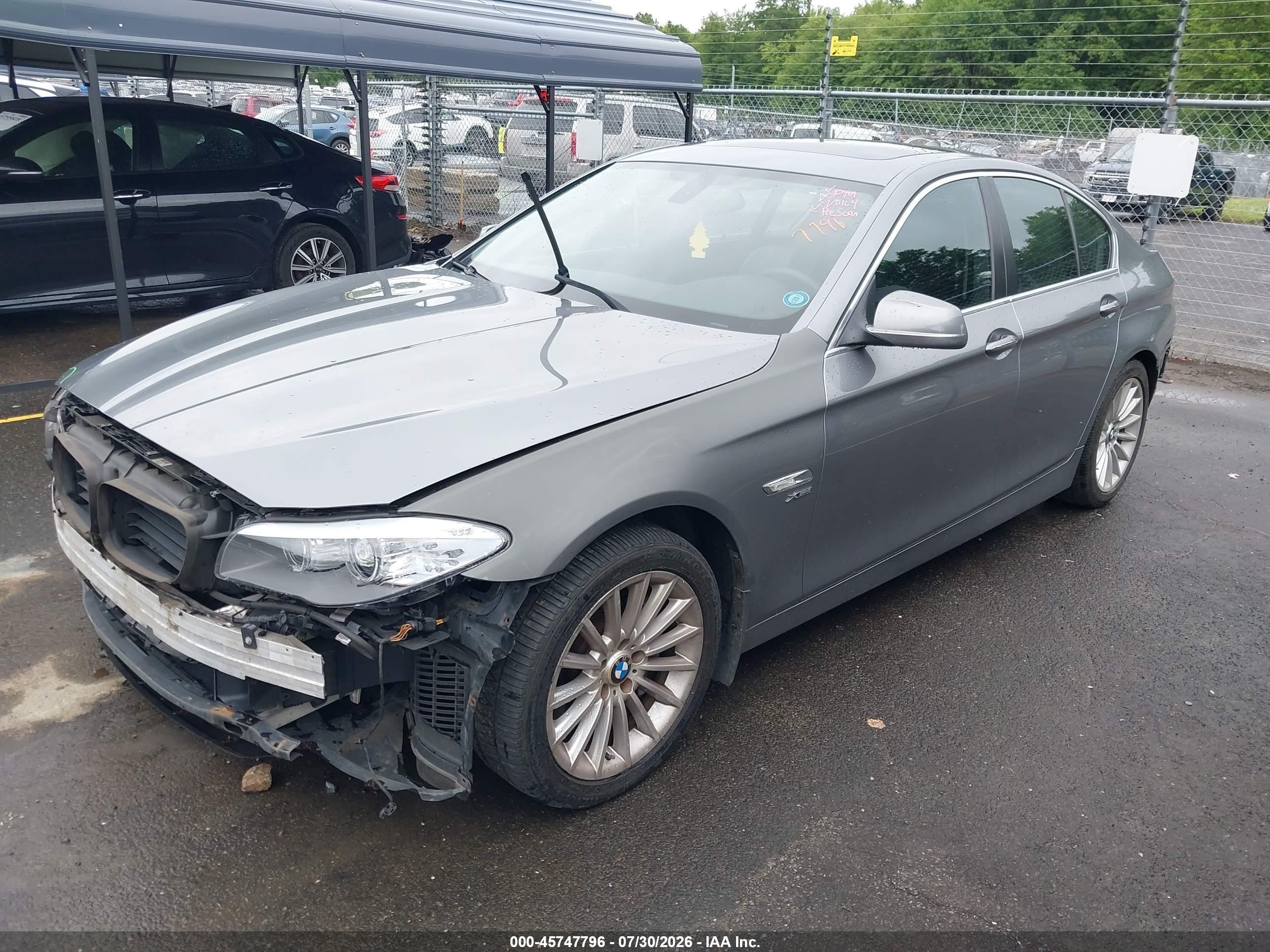 2011 Bmw 535i Xdrive Black vin: WBAFU7C54BC771851