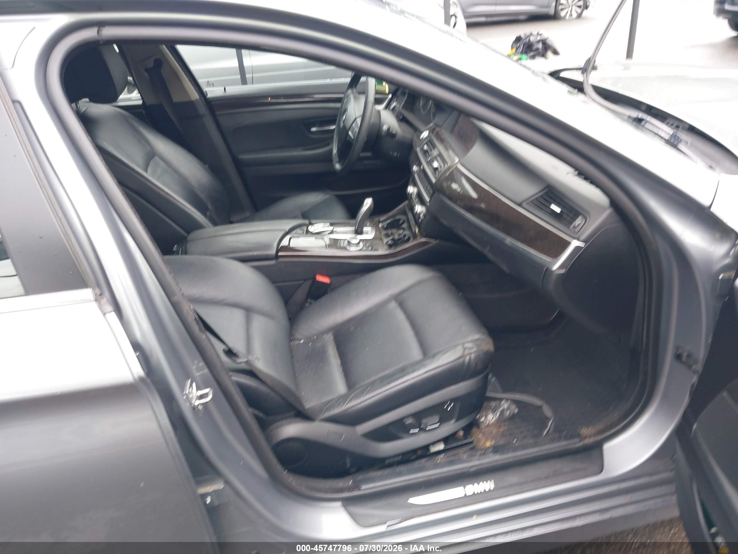 2011 Bmw 535i Xdrive Black vin: WBAFU7C54BC771851