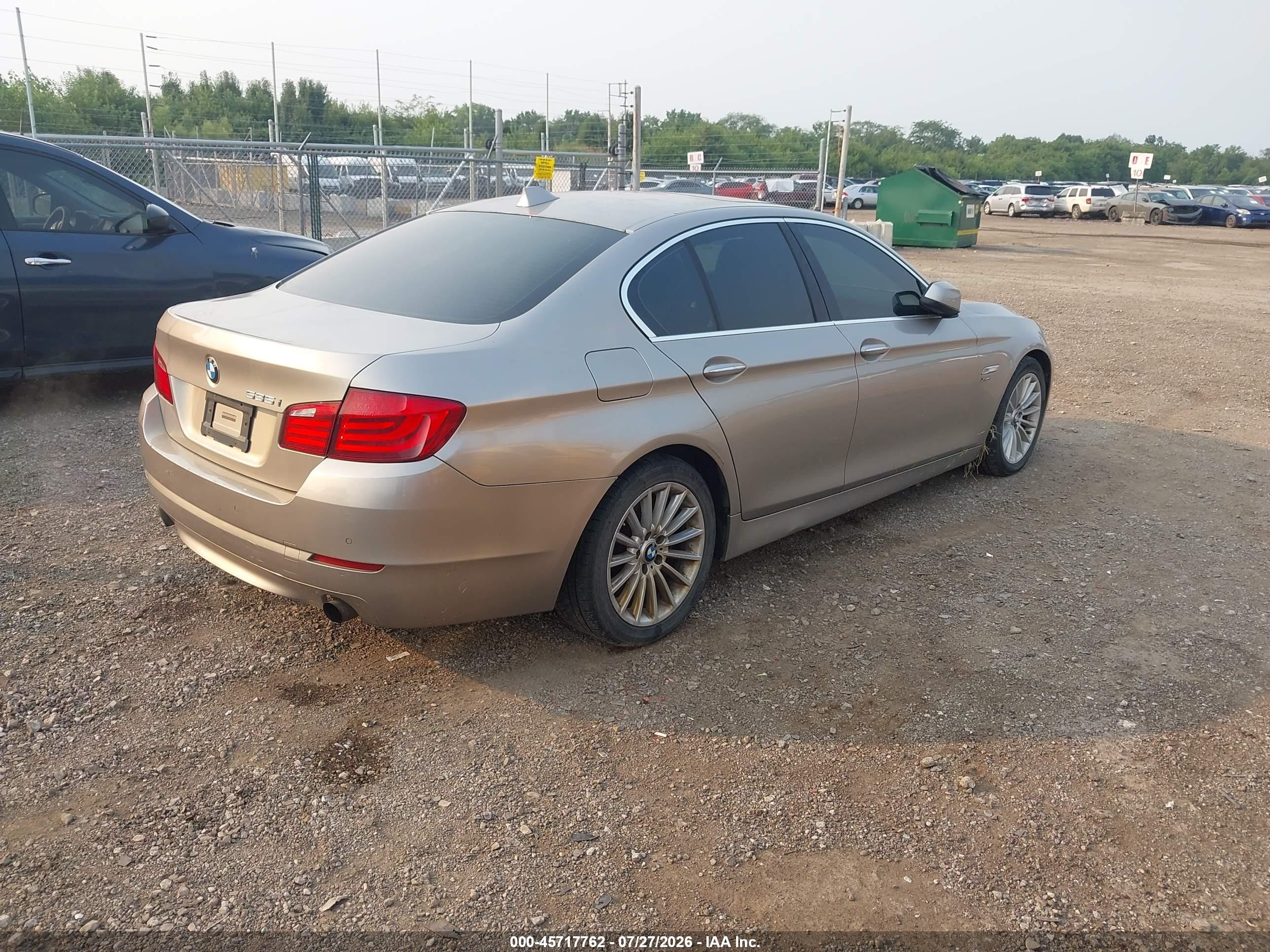 2011 Bmw 535i Xdrive Champagne vin: WBAFU7C54BC780405