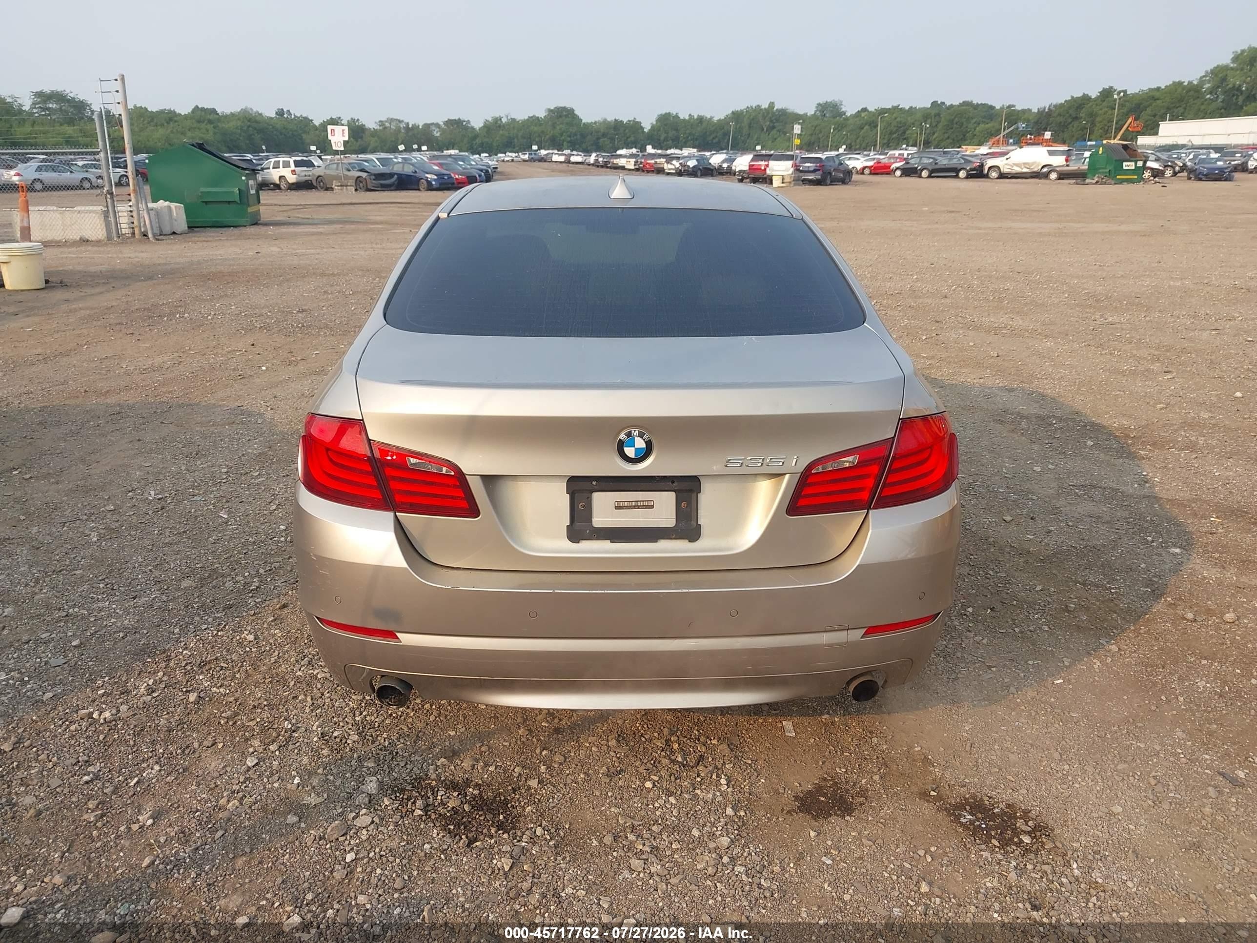 2011 Bmw 535i Xdrive Champagne vin: WBAFU7C54BC780405