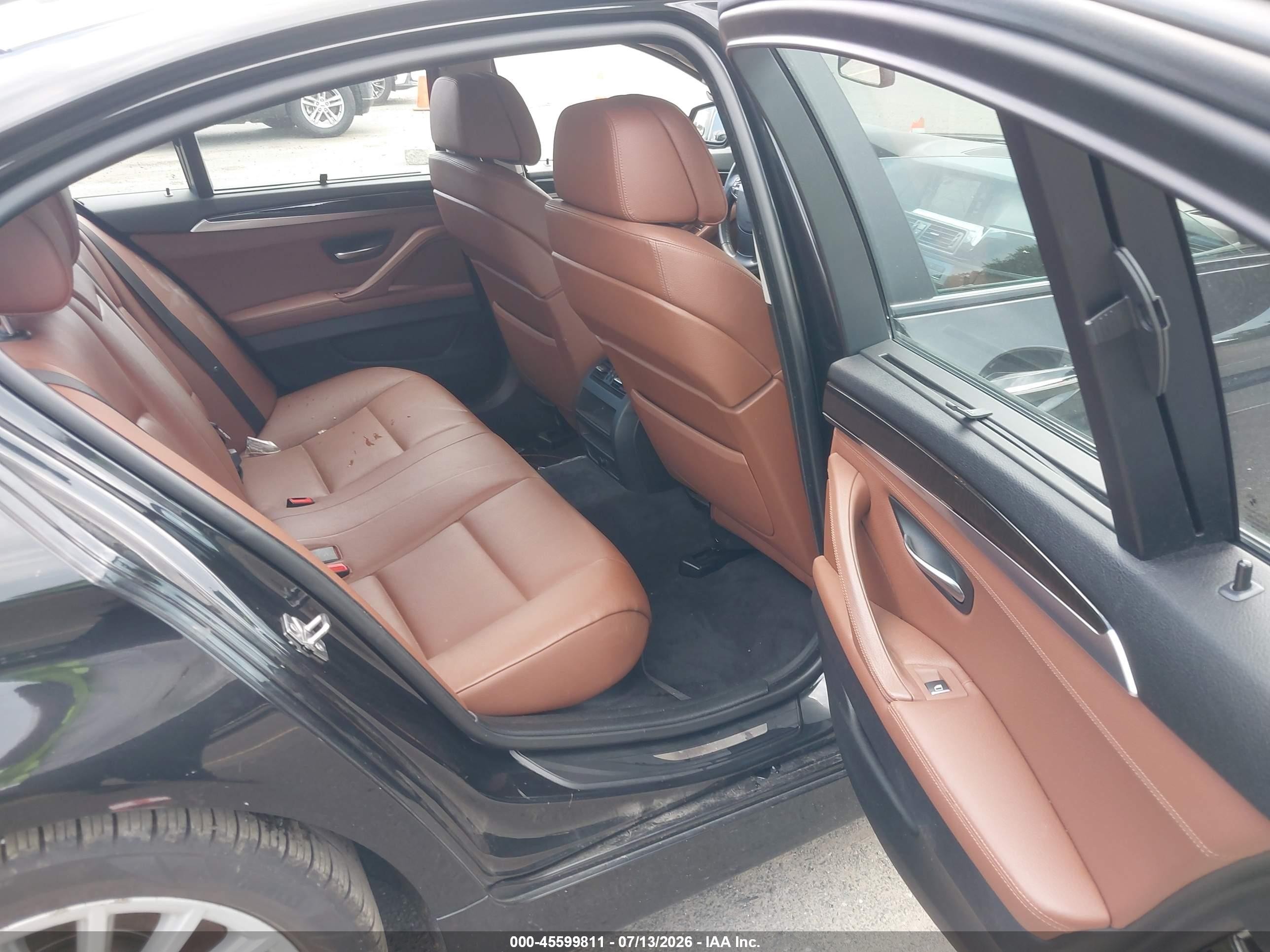 2011 Bmw 535i Xdrive Black vin: WBAFU7C54BC872095