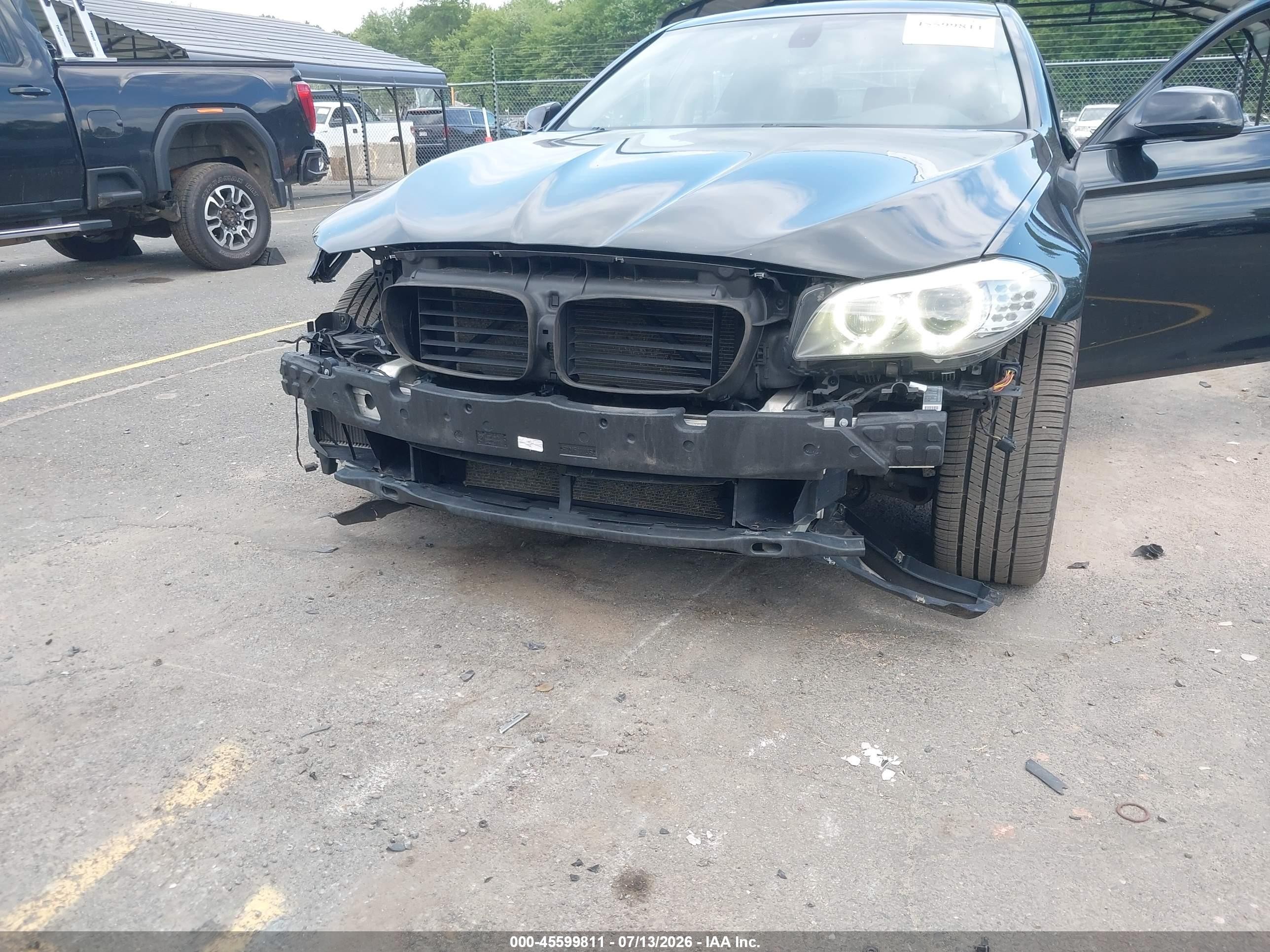 2011 Bmw 535i Xdrive Black vin: WBAFU7C54BC872095