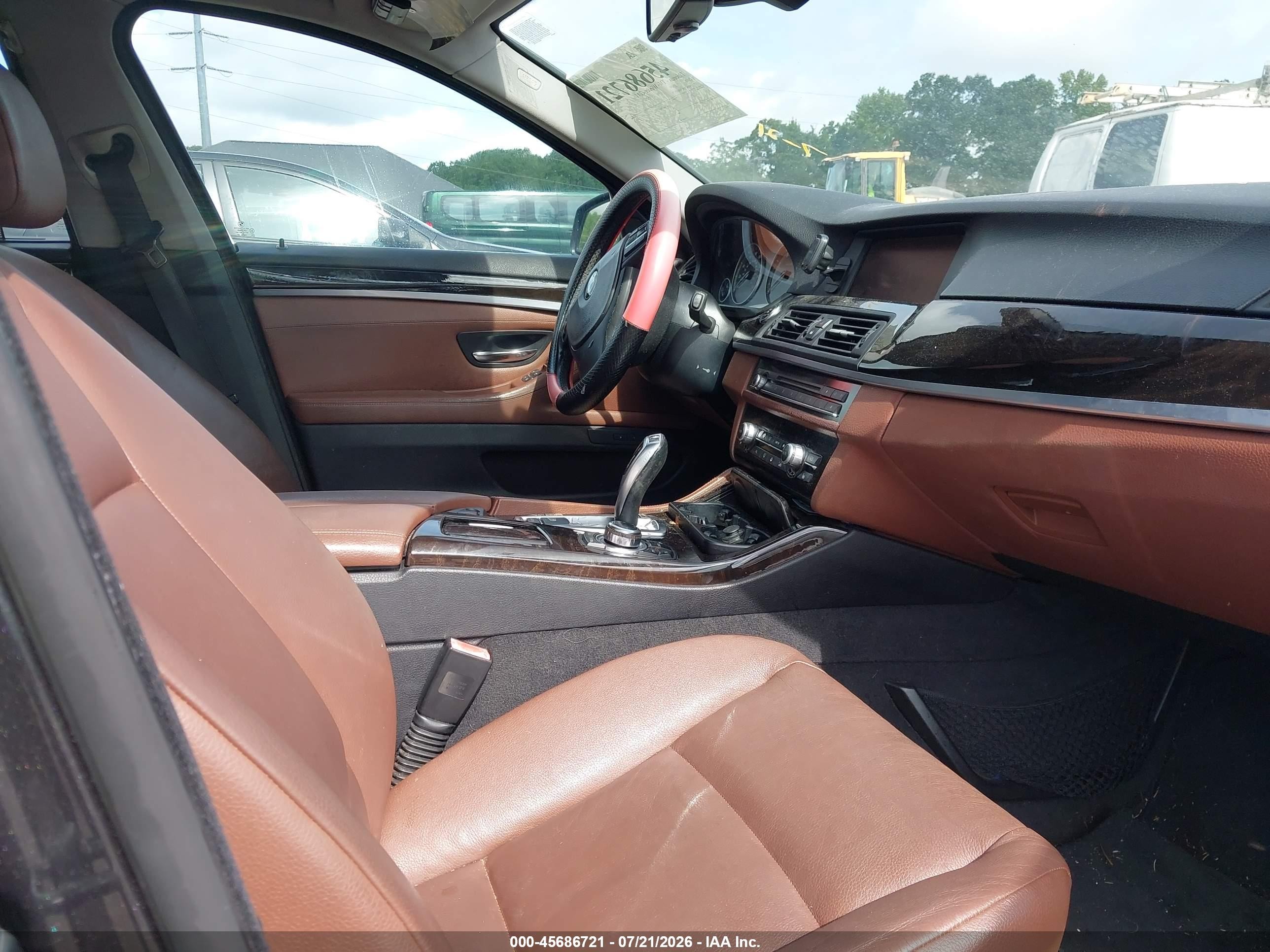 2011 Bmw 535i Xdrive Gray vin: WBAFU7C54BC876776