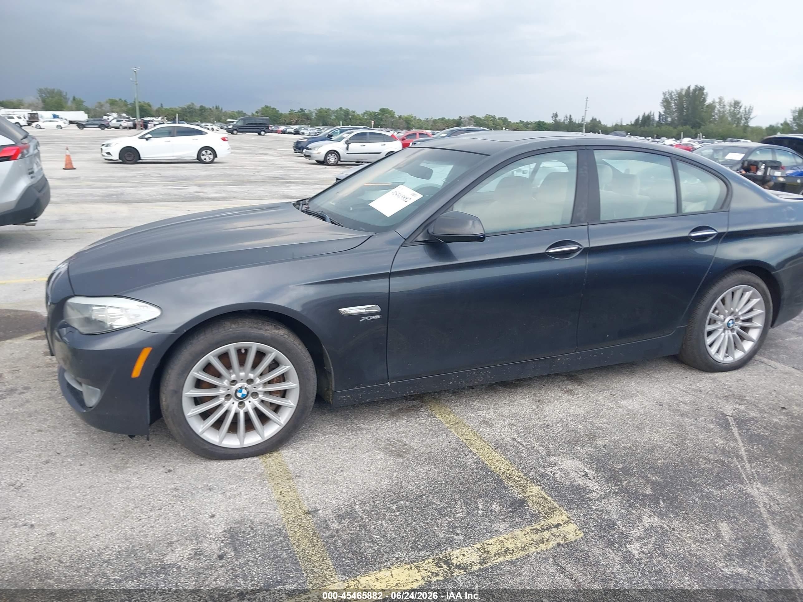 2012 Bmw 535i Xdrive Gray vin: WBAFU7C54CDU58133