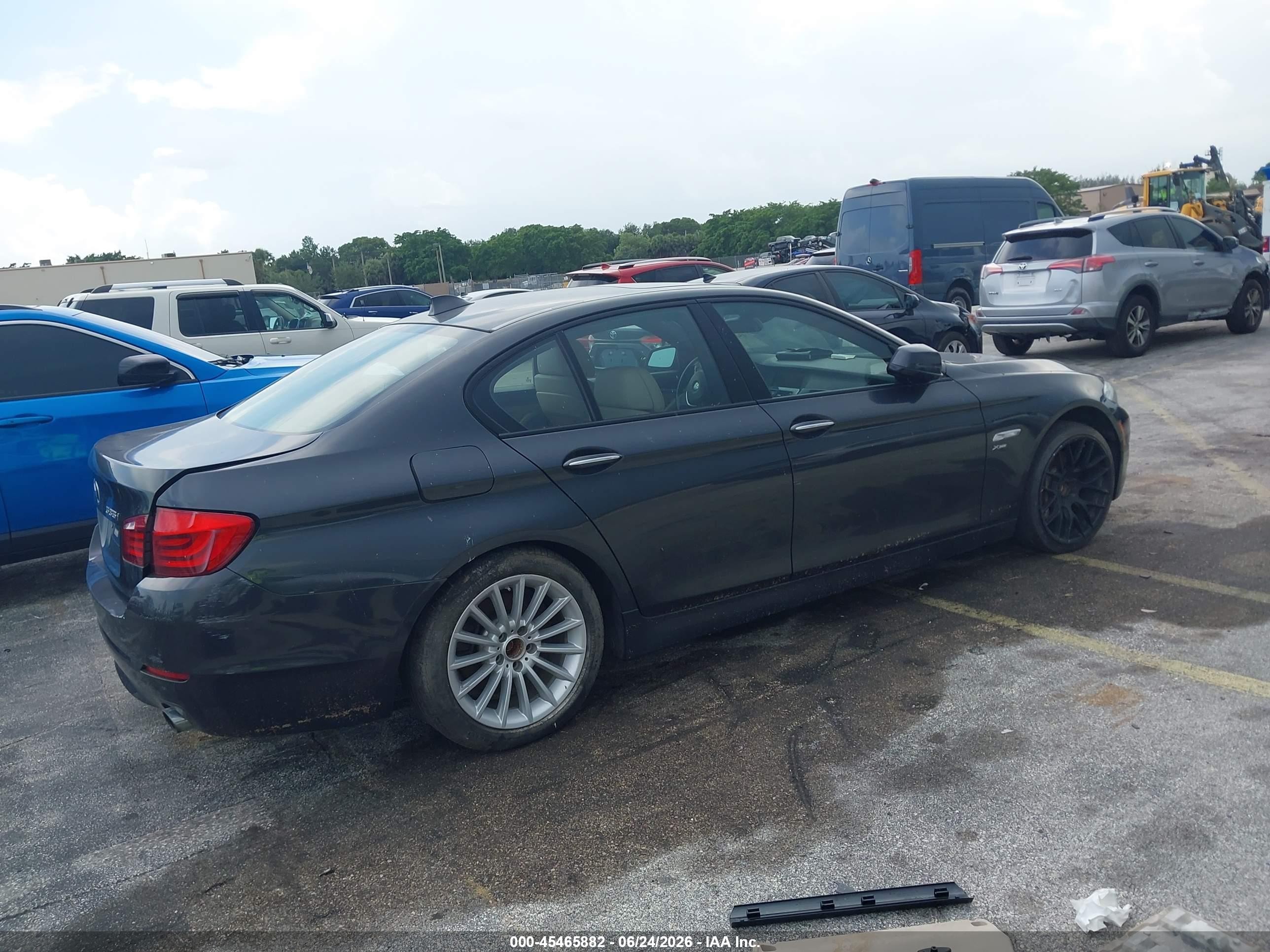 2012 Bmw 535i Xdrive Gray vin: WBAFU7C54CDU58133