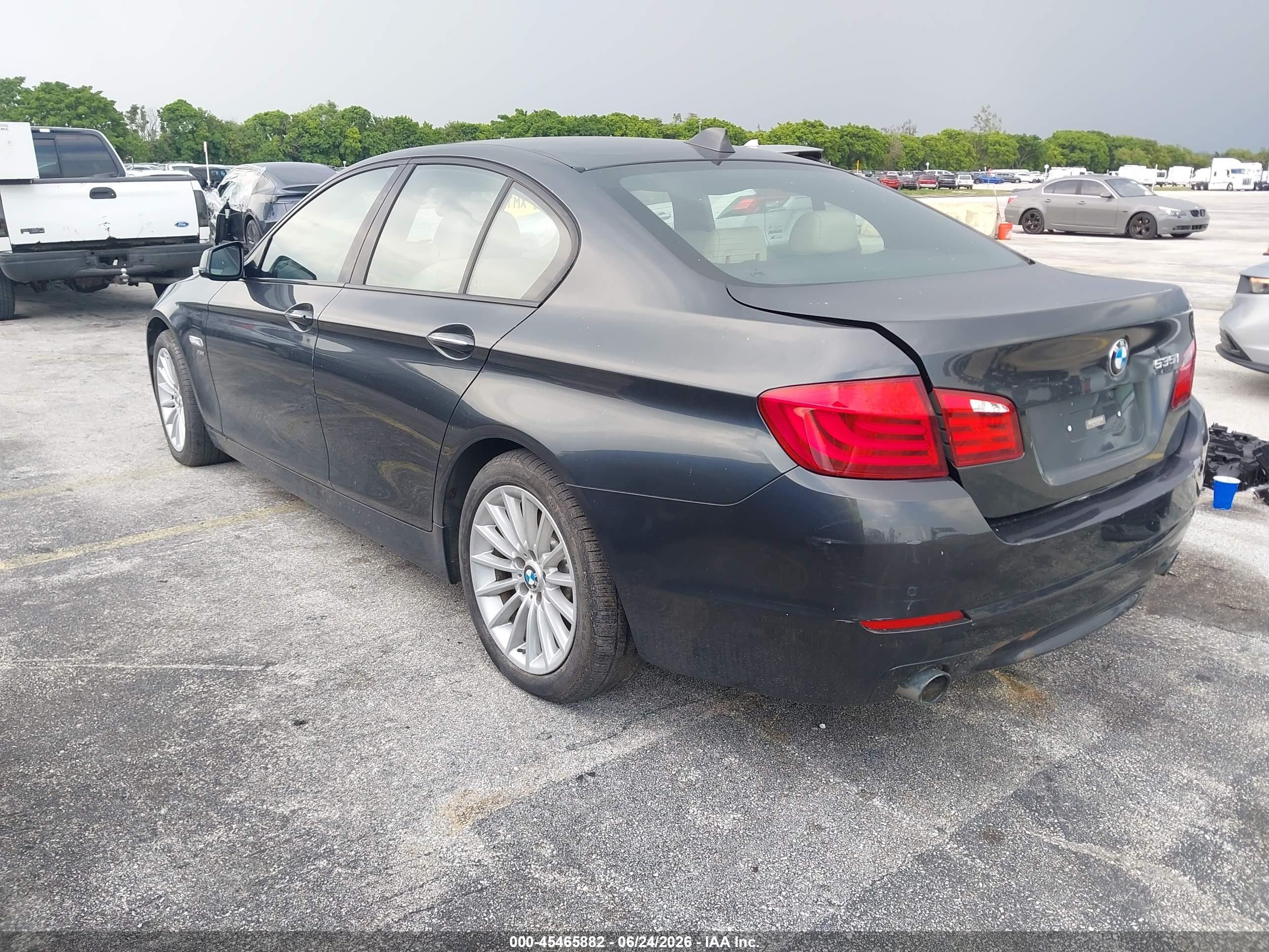 2012 Bmw 535i Xdrive Gray vin: WBAFU7C54CDU58133