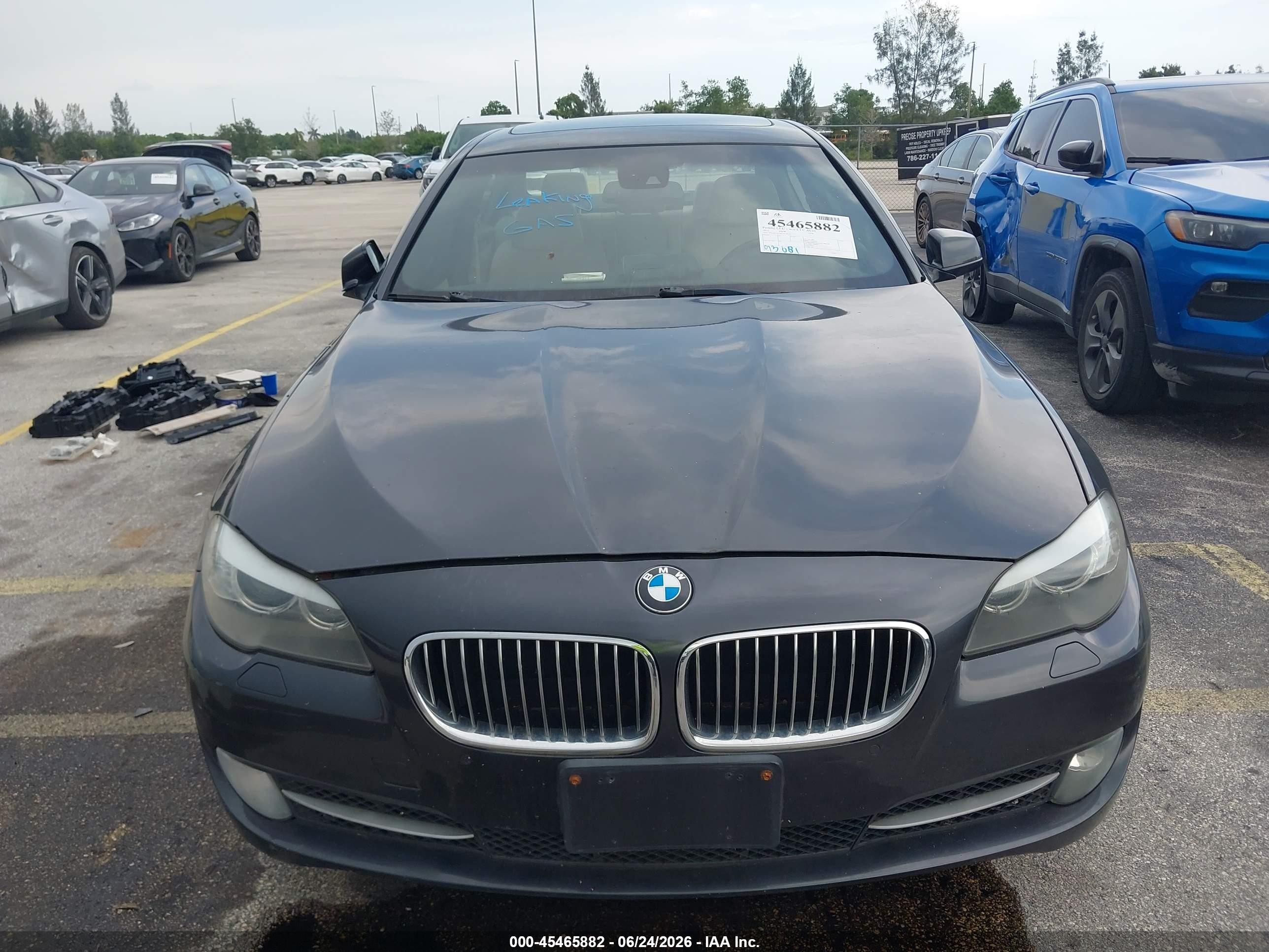 2012 Bmw 535i Xdrive Gray vin: WBAFU7C54CDU58133