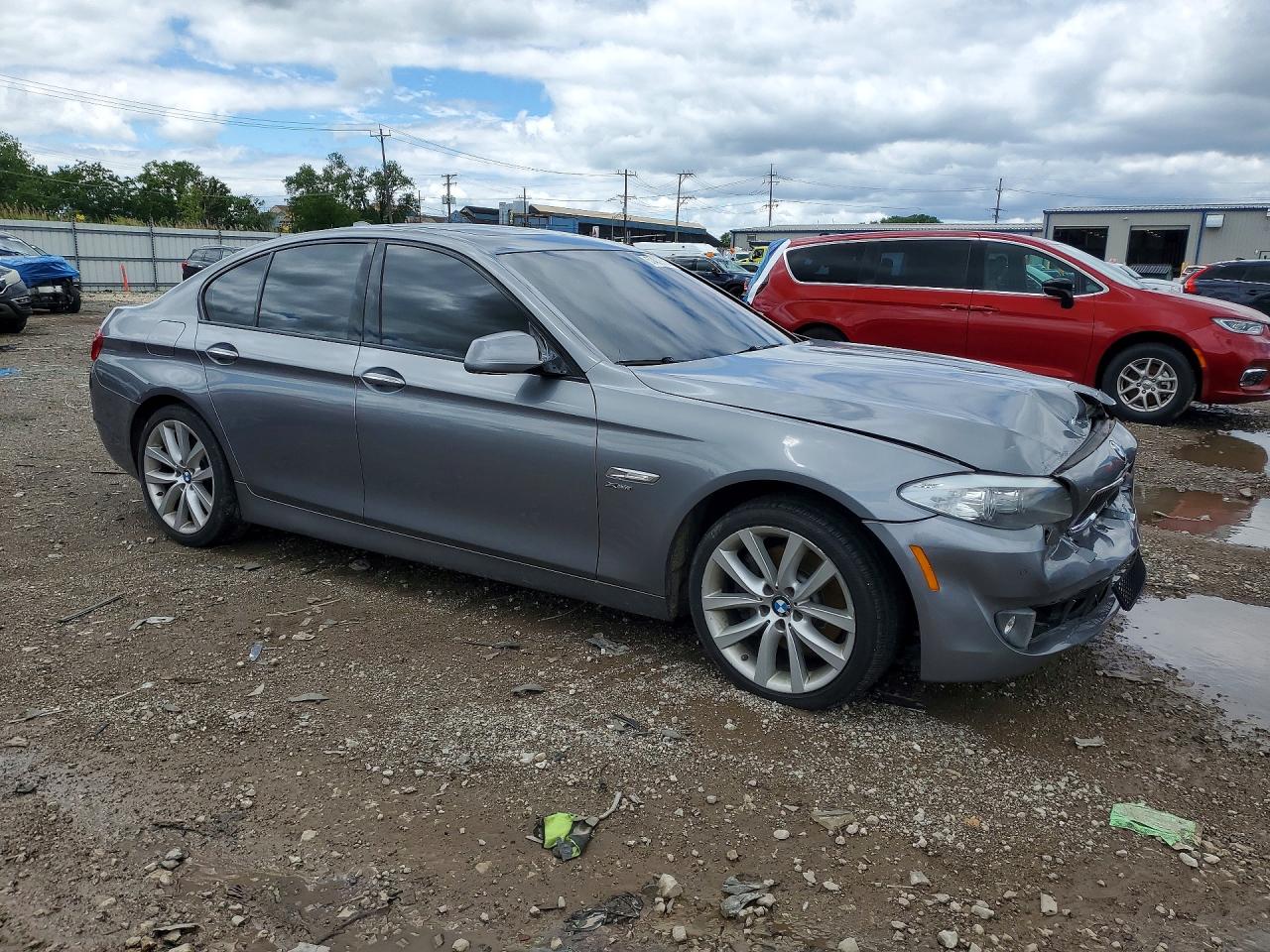 2012 Bmw 535 Xi Gray vin: WBAFU7C54CDU59458