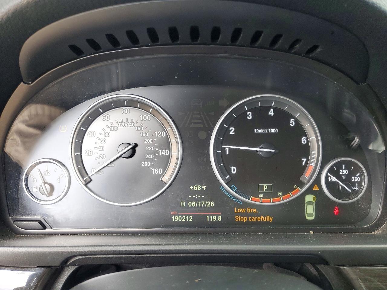 2012 Bmw 535 Xi Gray vin: WBAFU7C54CDU59458