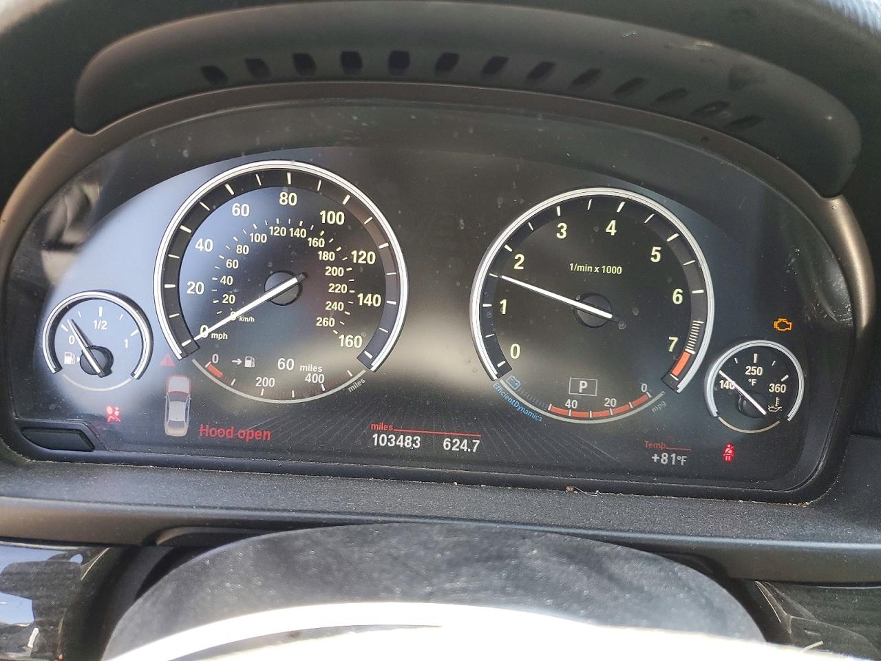 2013 Bmw 535 Xi Gray vin: WBAFU7C54DDU67934